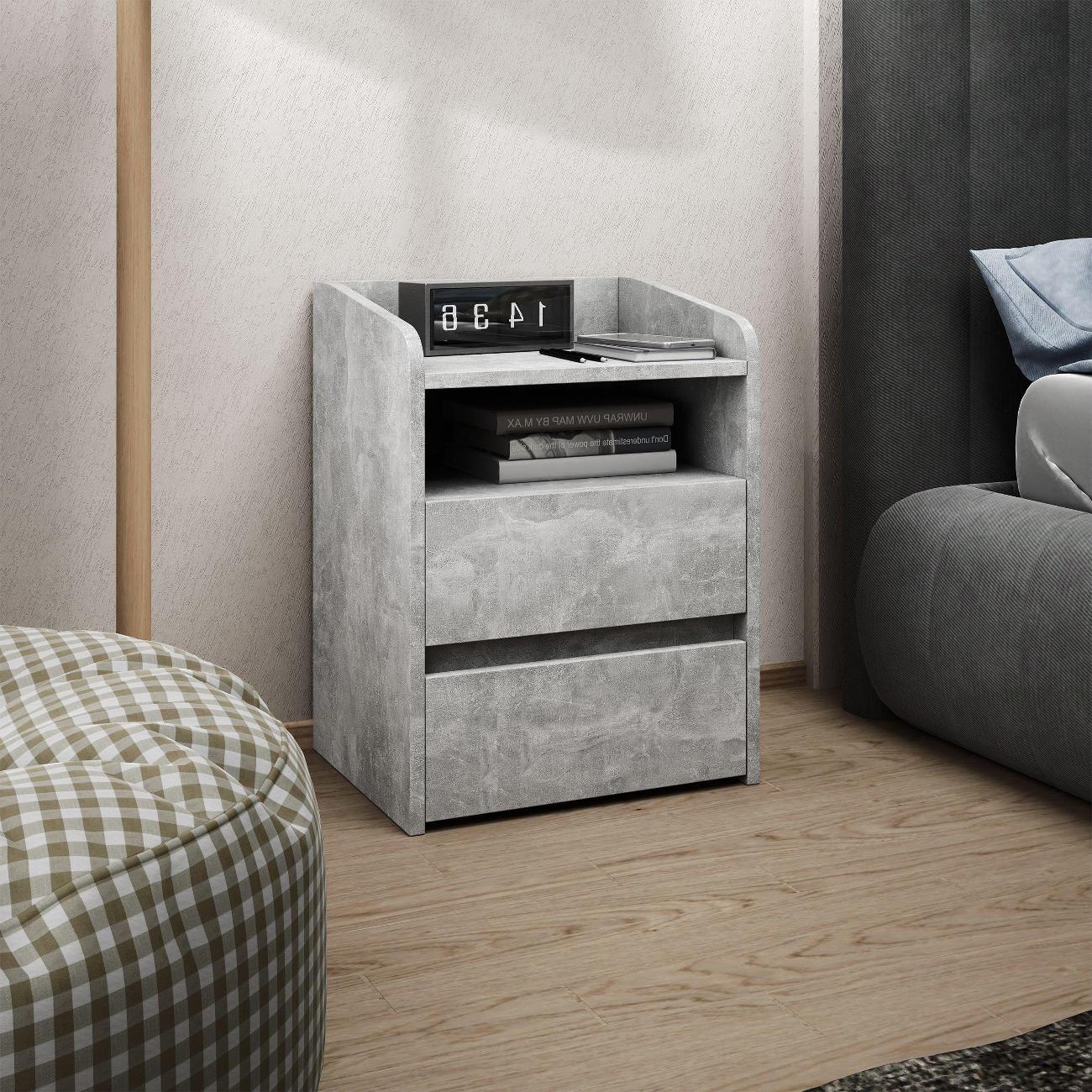 Тумба MFMaster Витто-184 Бетон