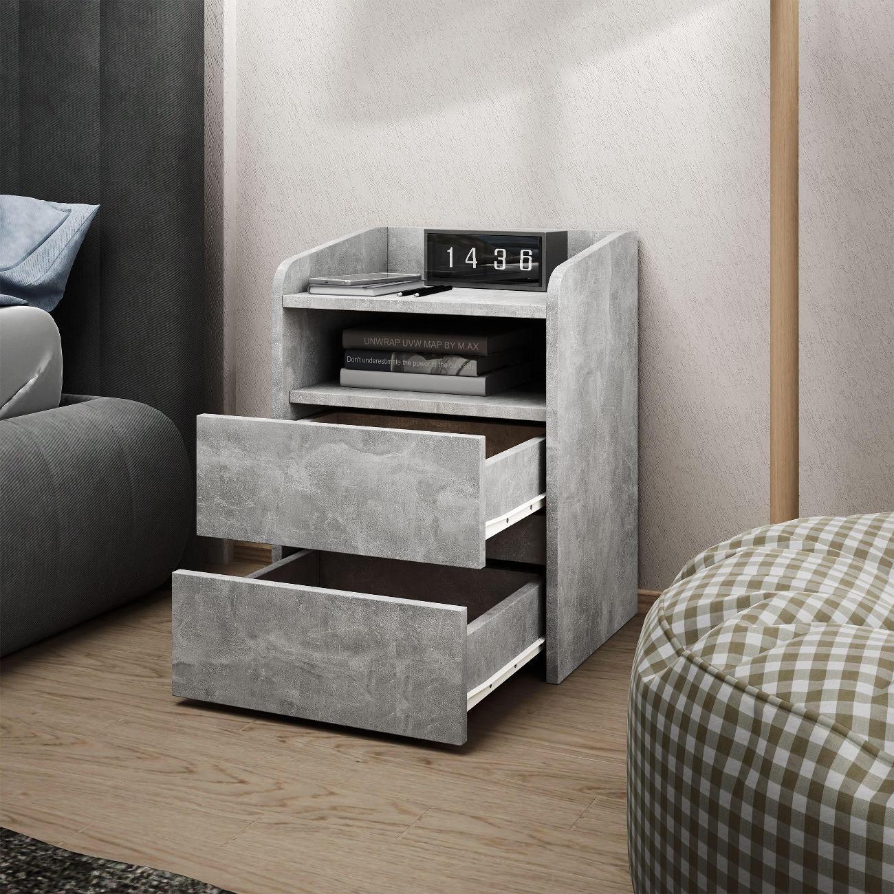 Тумба MFMaster Витто-184 Бетон