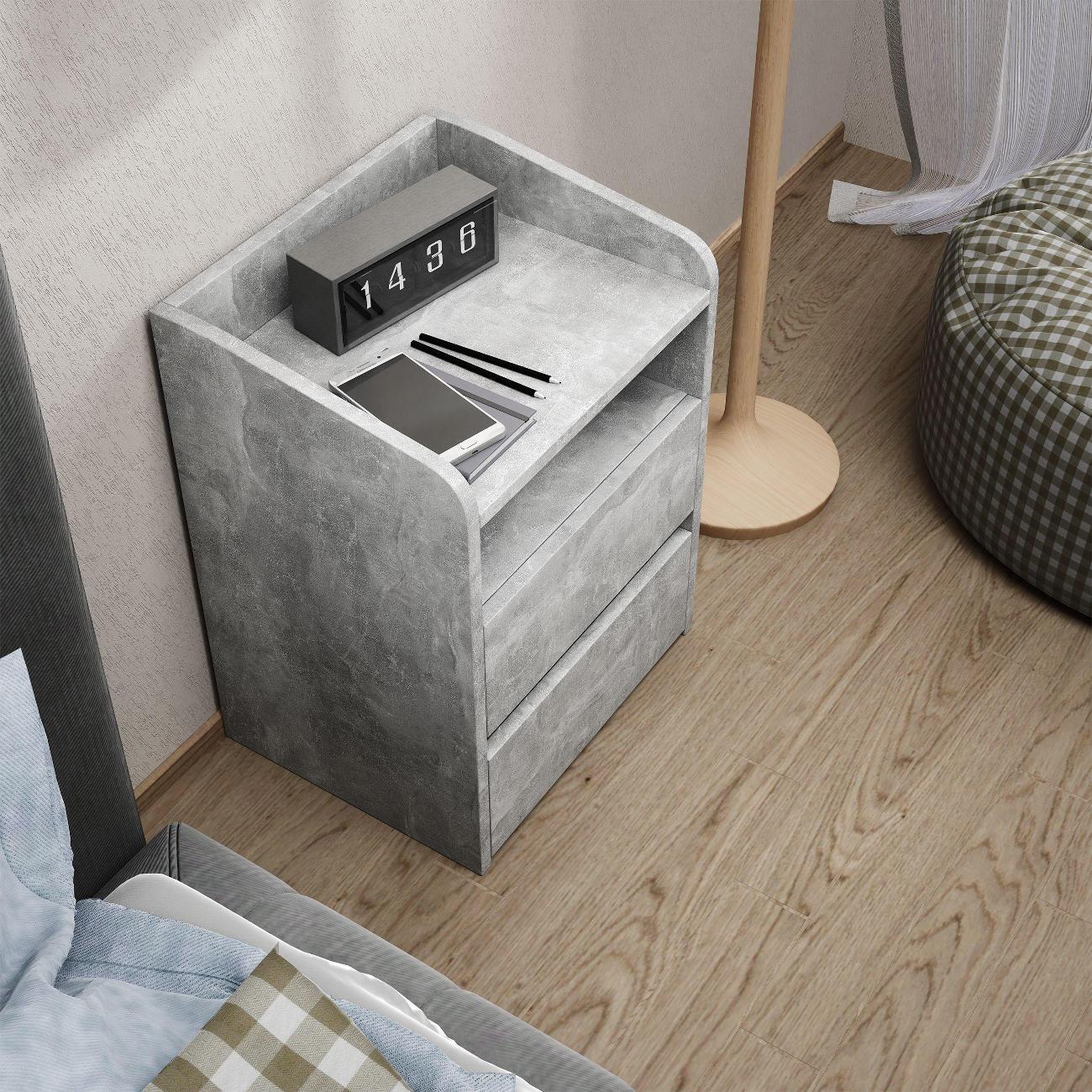 Тумба MFMaster Витто-184 Бетон