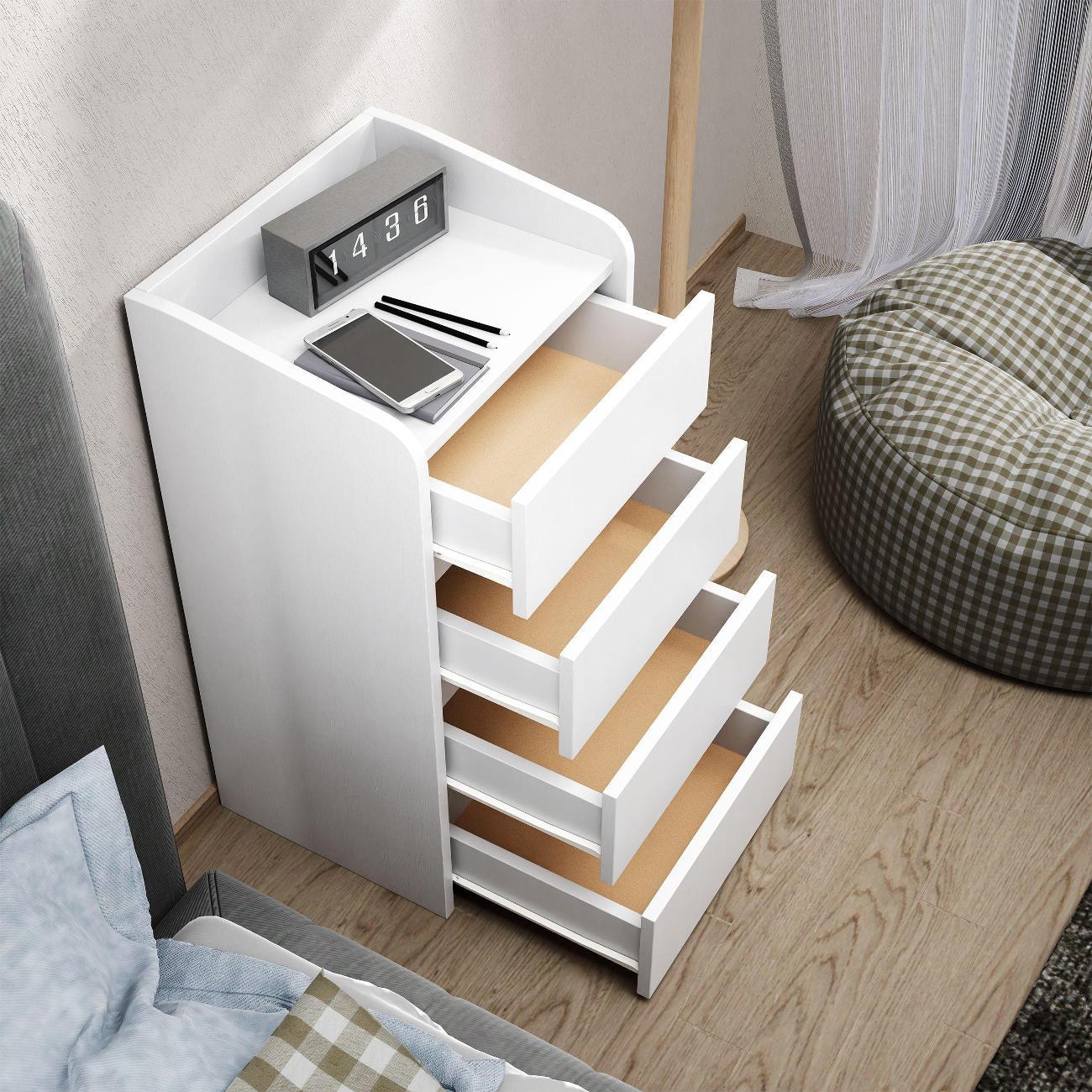 Тумба MFMaster Витто-186 белый