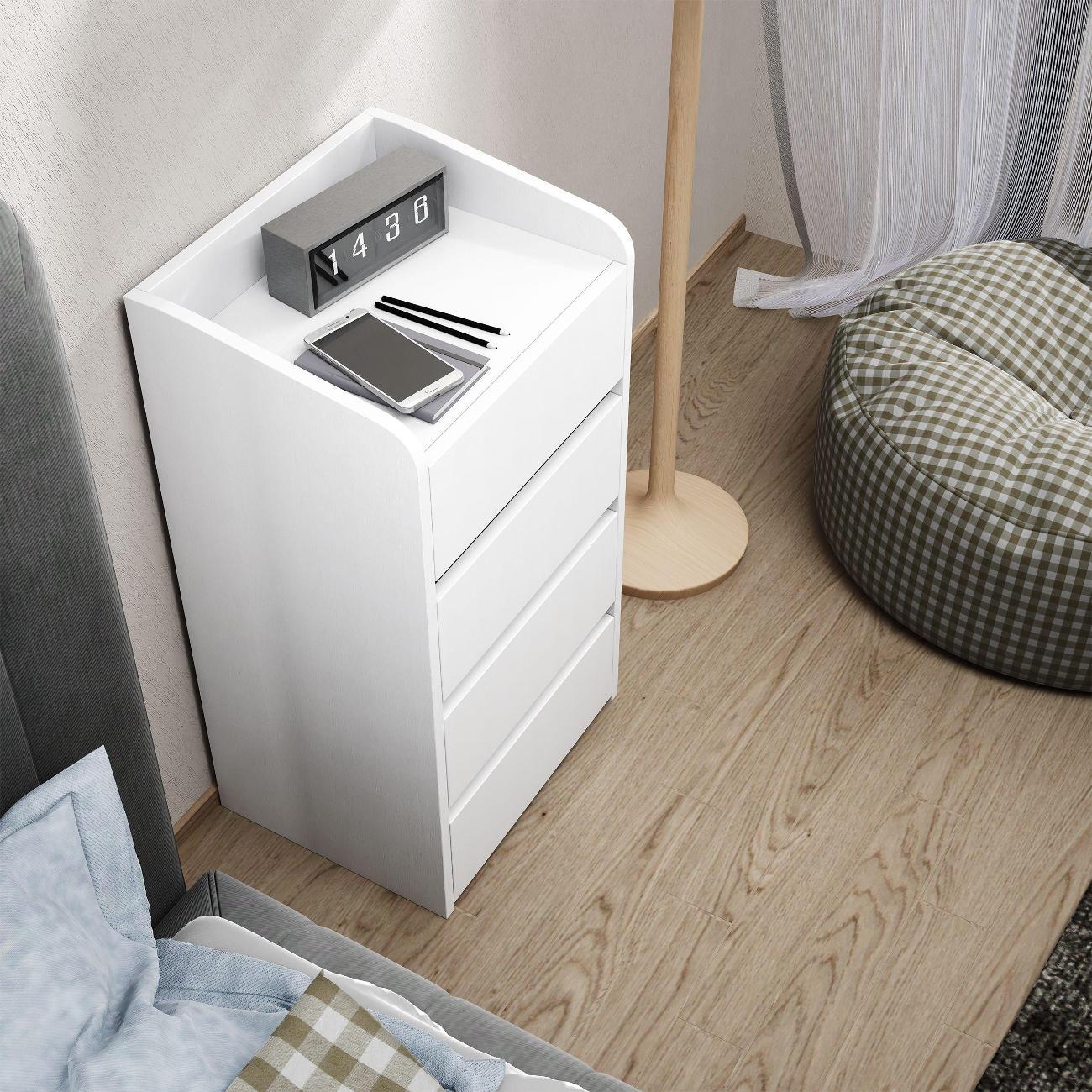 Тумба MFMaster Витто-186 белый