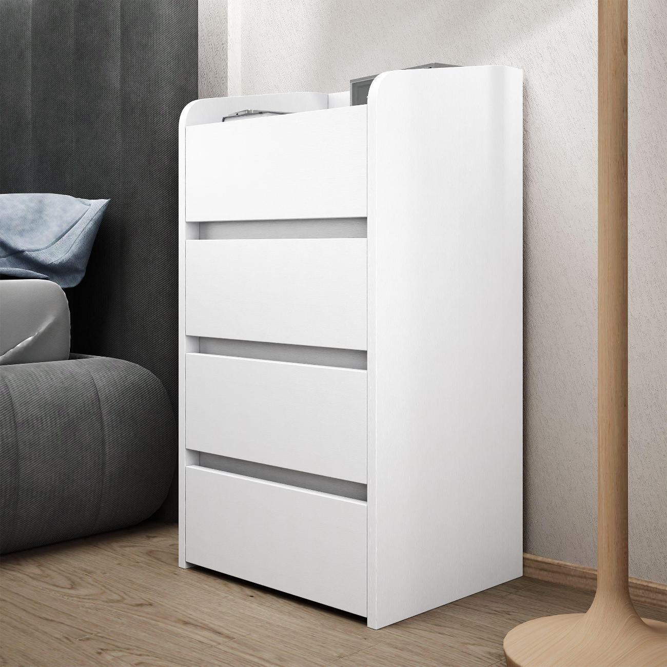 Тумба MFMaster Витто-186 белый