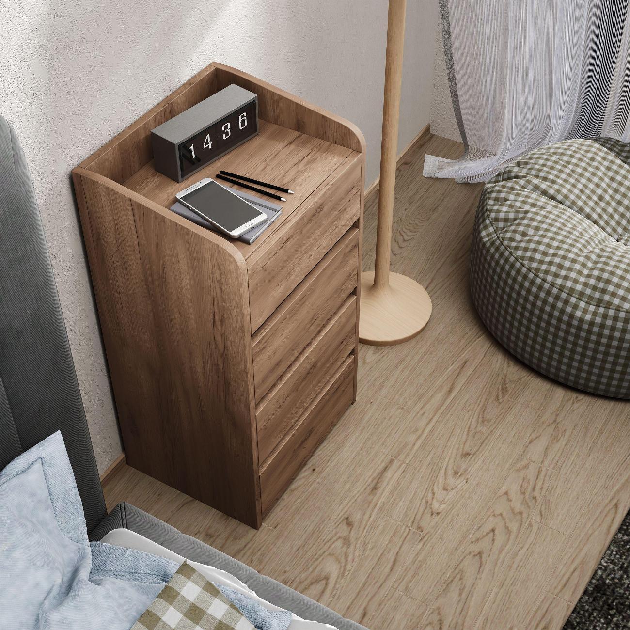 Тумба MFMaster Витто-186 дуб крафт табак