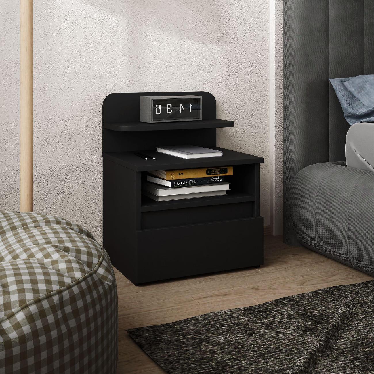 Тумба MFMaster Витто-126 чёрный фото