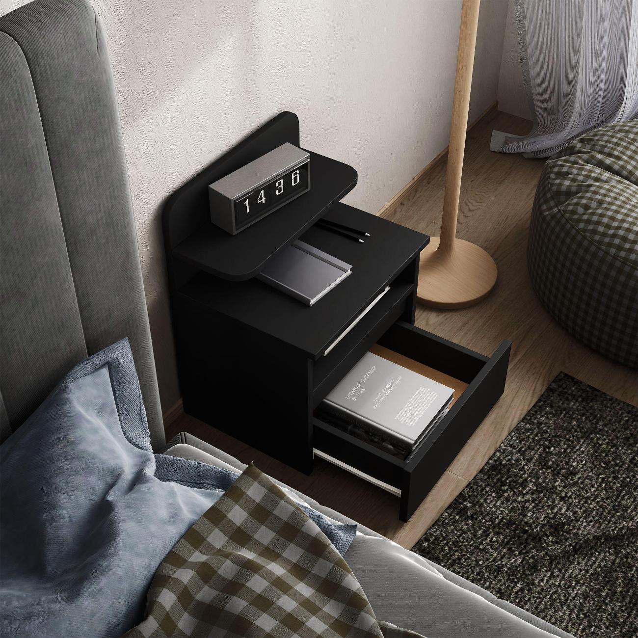 Тумба MFMaster Витто-126 чёрный