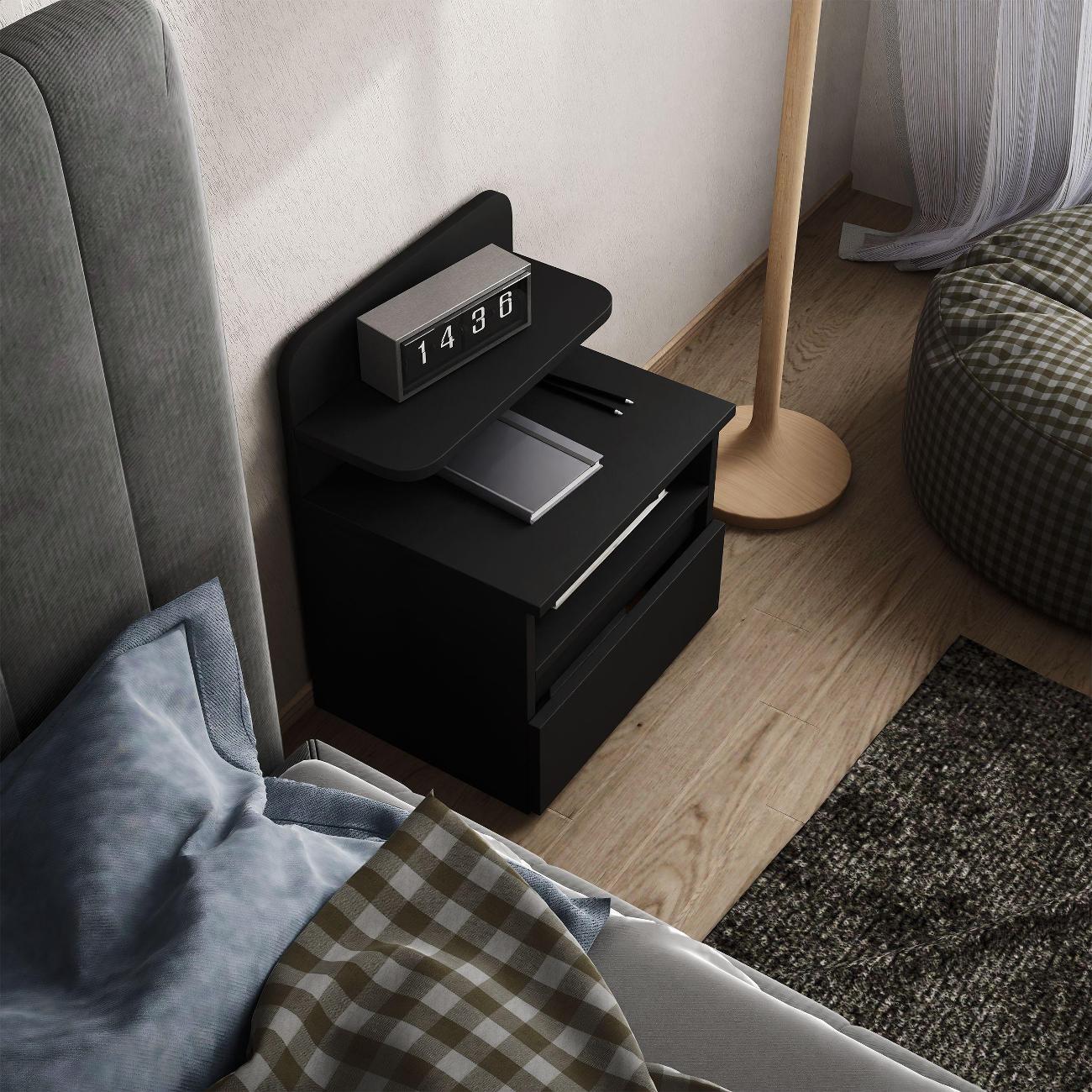 Тумба MFMaster Витто-126 чёрный