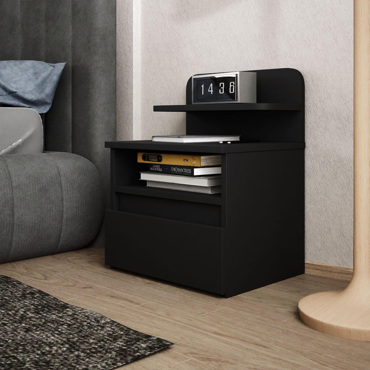 Тумба MFMaster Витто-126 чёрный