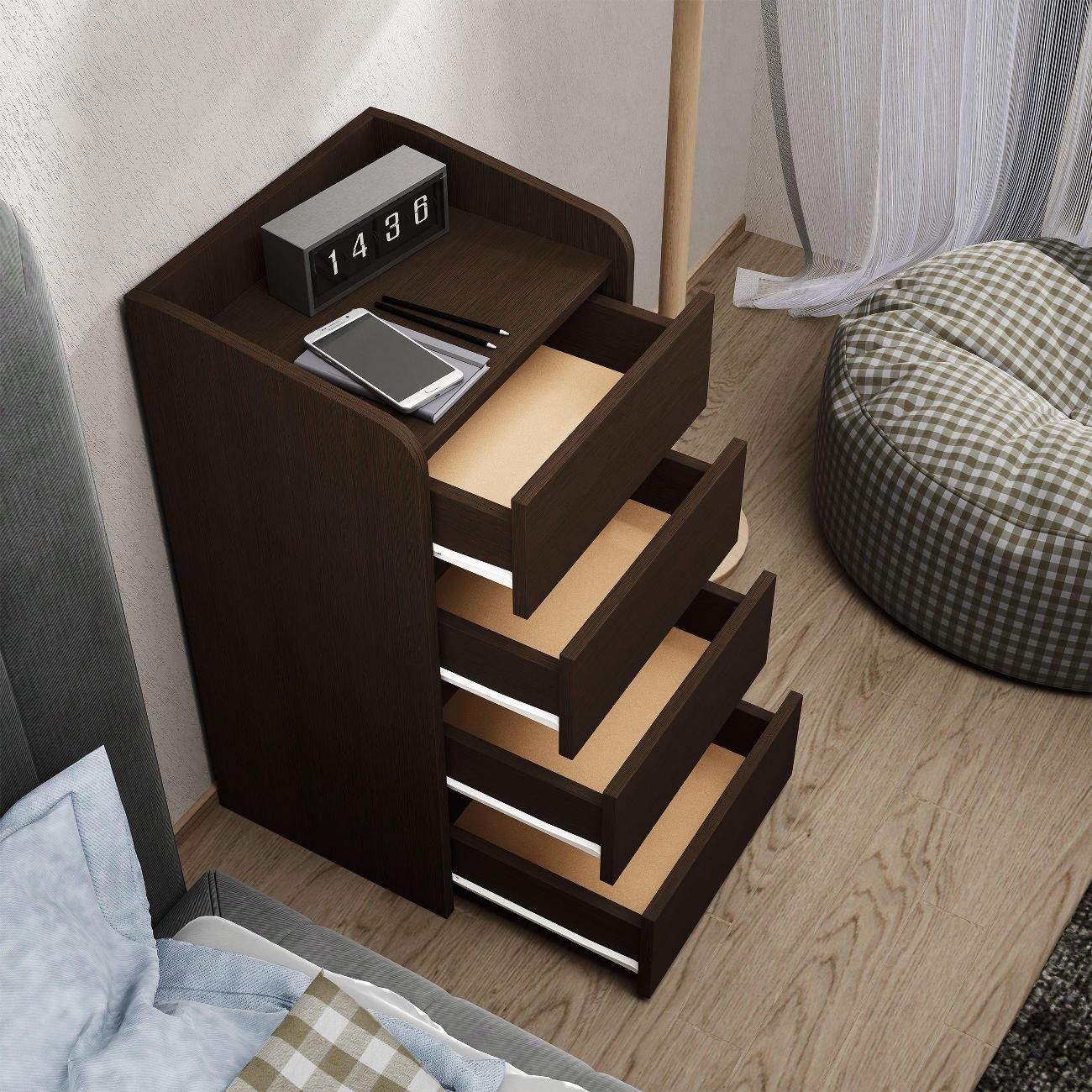 Тумба MFMaster Витто-186 венге