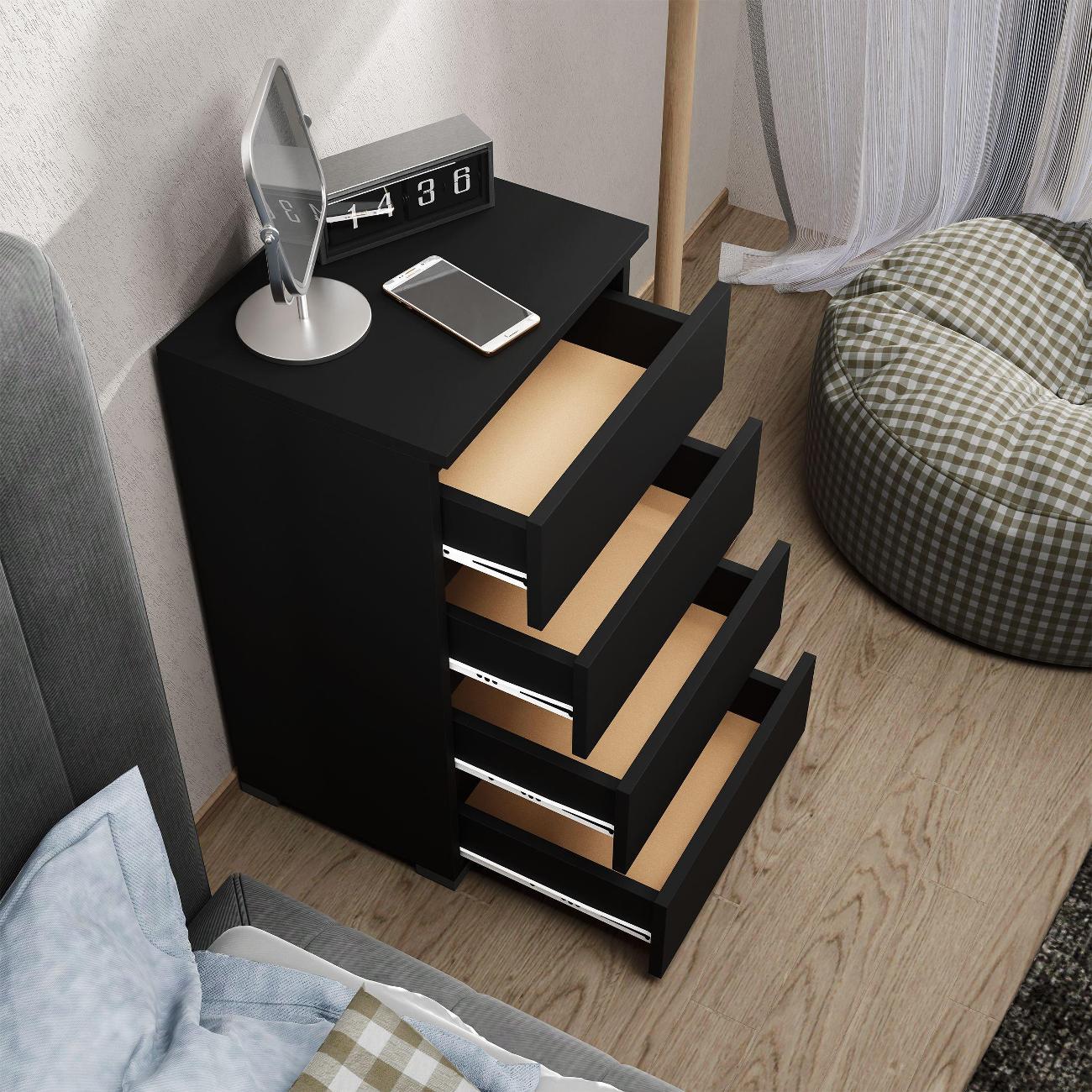 Тумба MFMaster Витто-750 чёрный