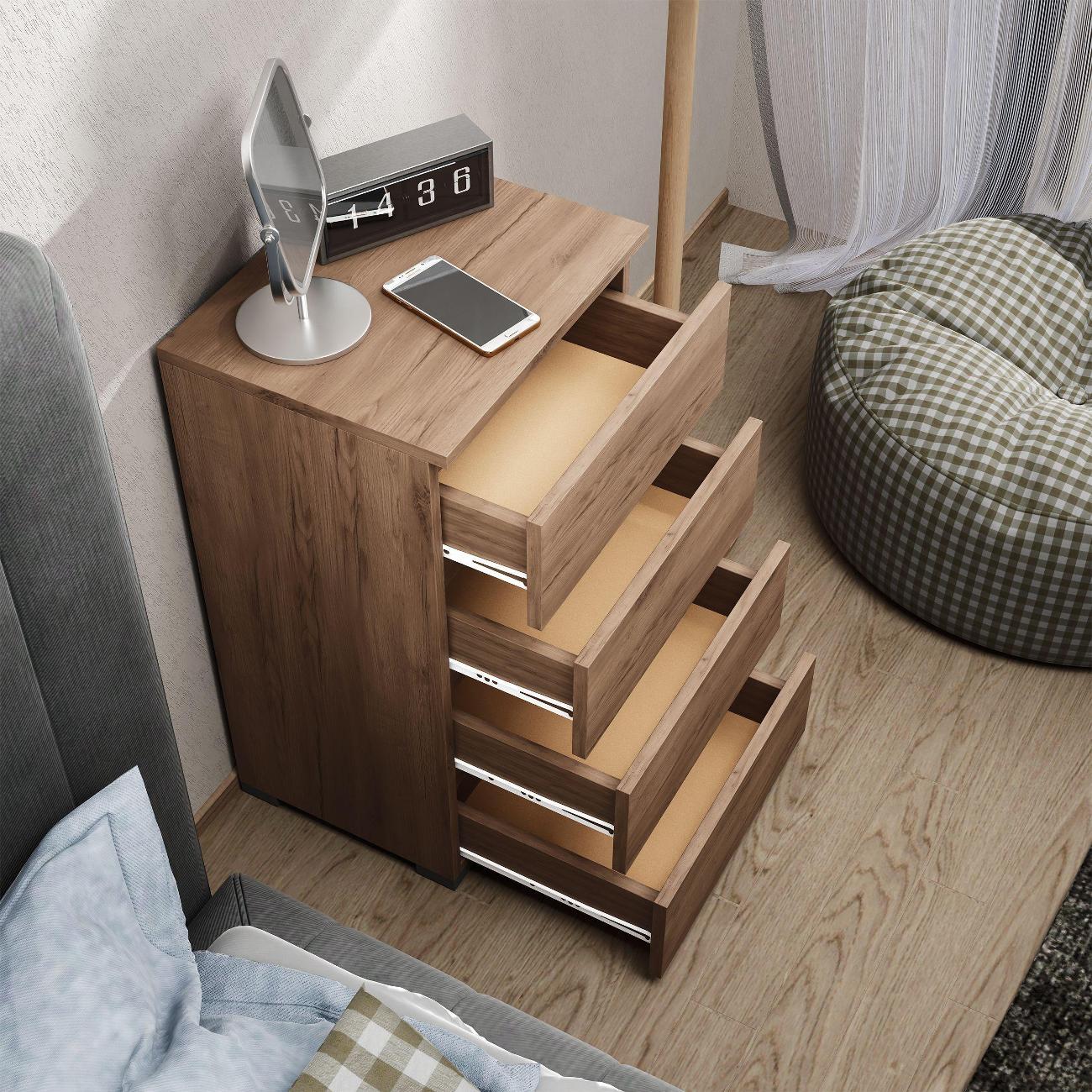 Тумба MFMaster Витто-750 дуб крафт табак