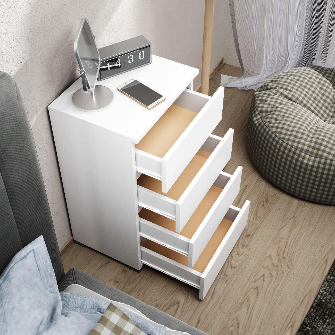 Тумба MFMaster Витто-750 белый