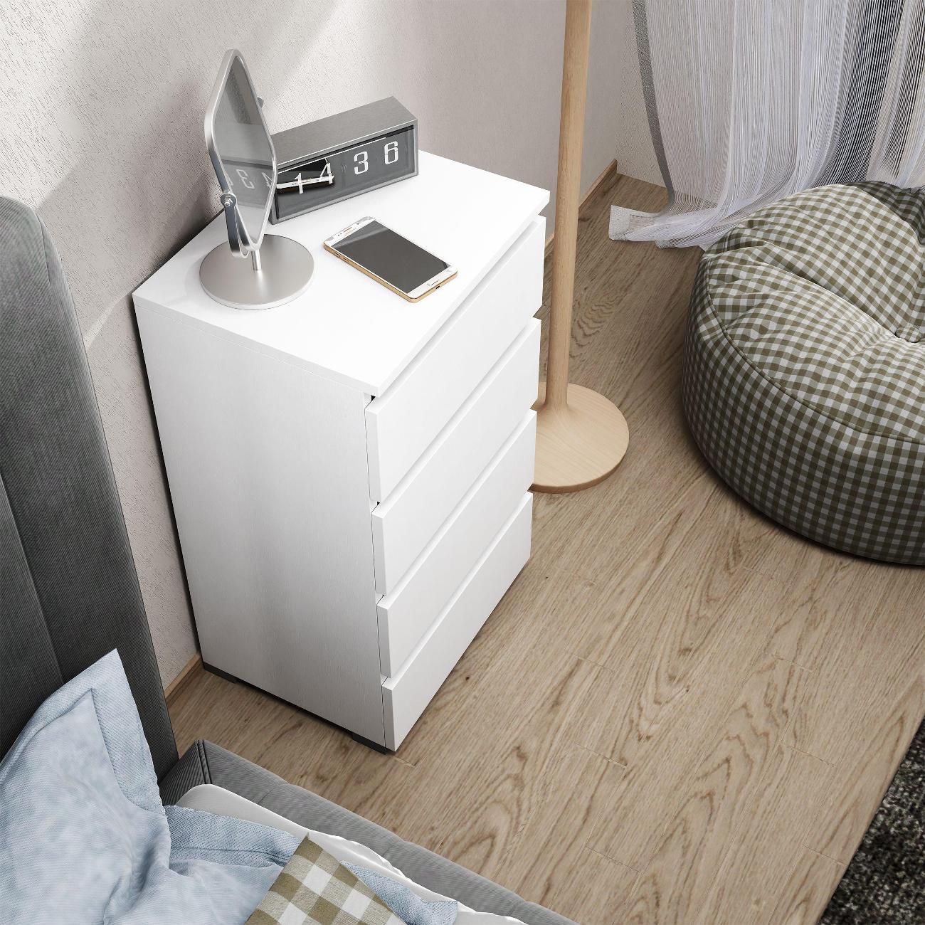 Тумба MFMaster Витто-750 белый