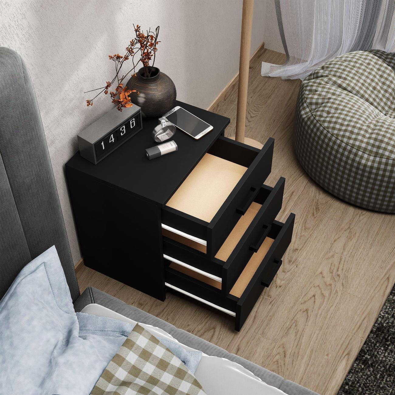 Тумба MFMaster Витто-775 чёрный