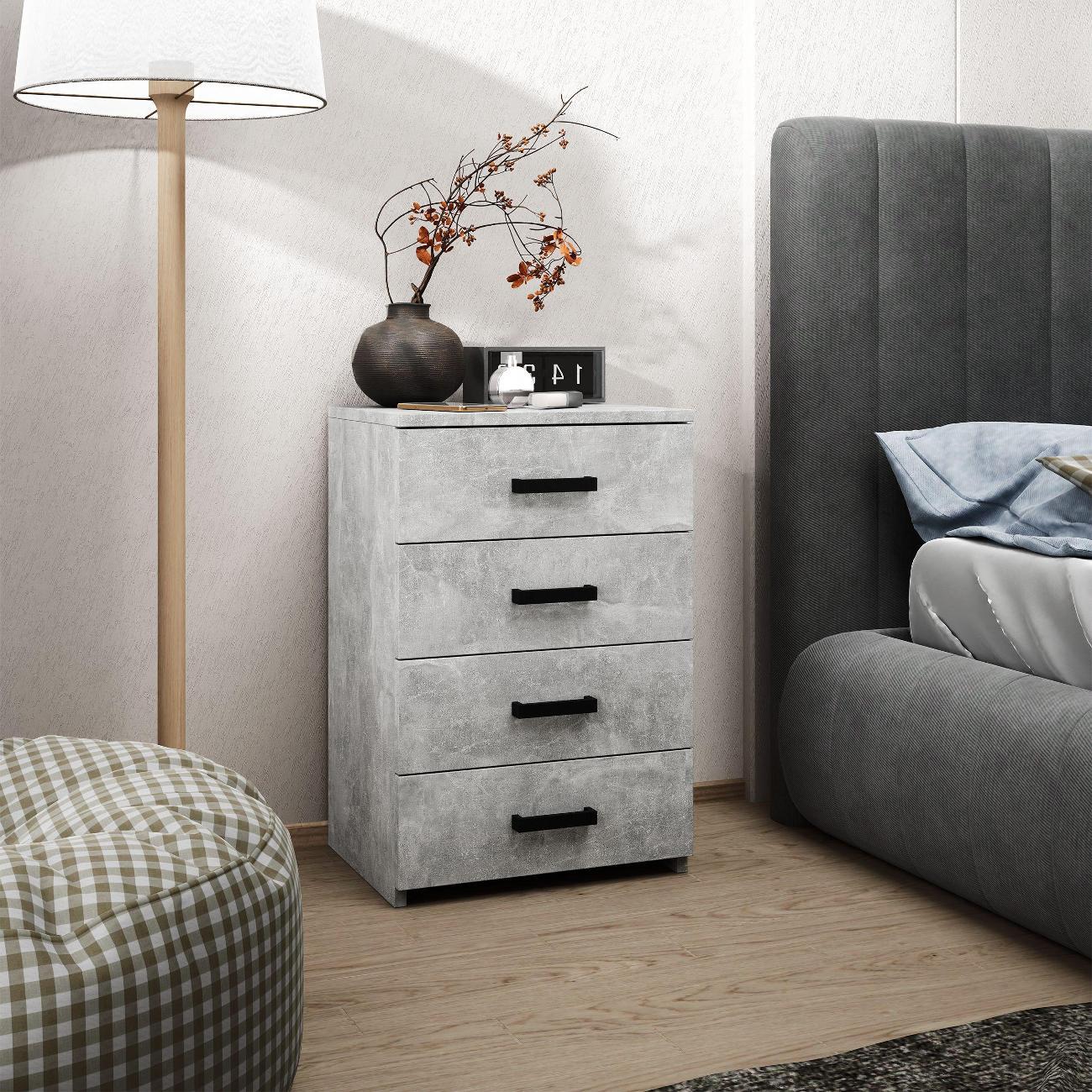 Тумба MFMaster Витто-778 Бетон