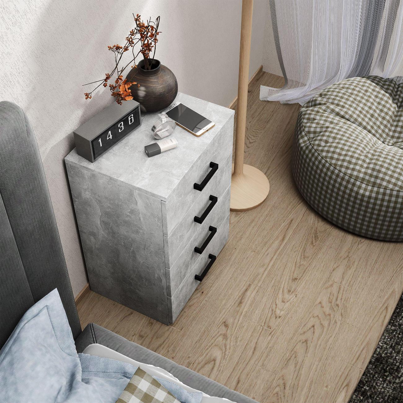 Тумба MFMaster Витто-778 Бетон