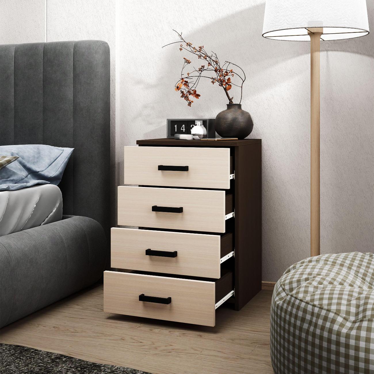 Тумба MFMaster Витто-778 венге-дуб молочный