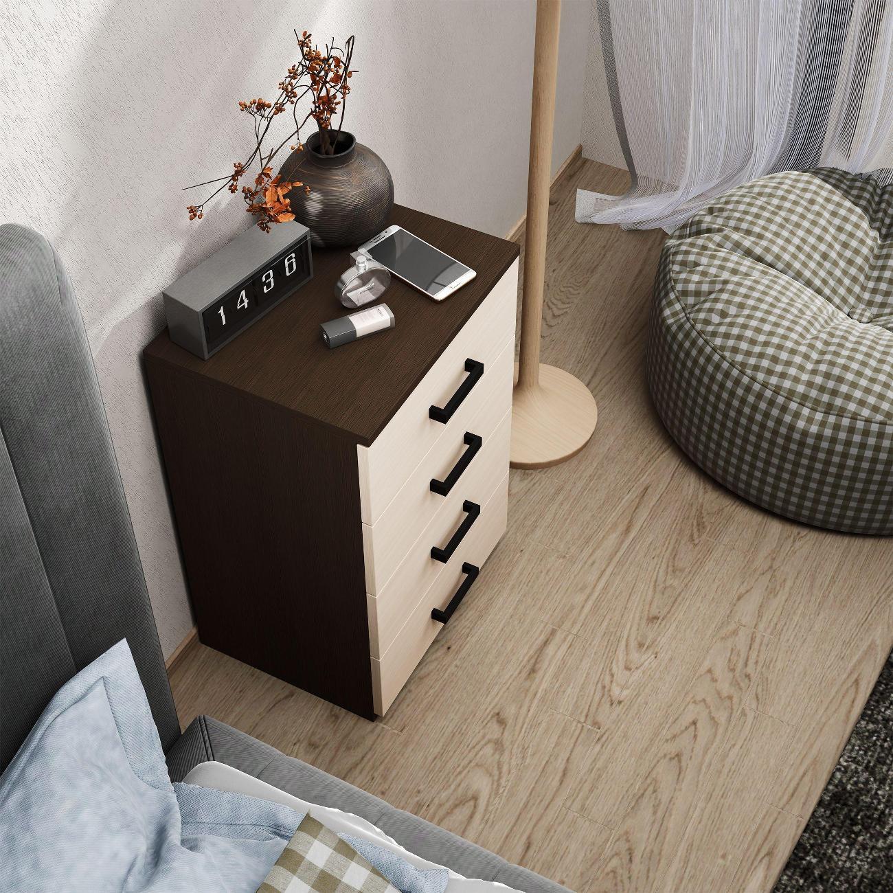 Тумба MFMaster Витто-778 венге-дуб молочный