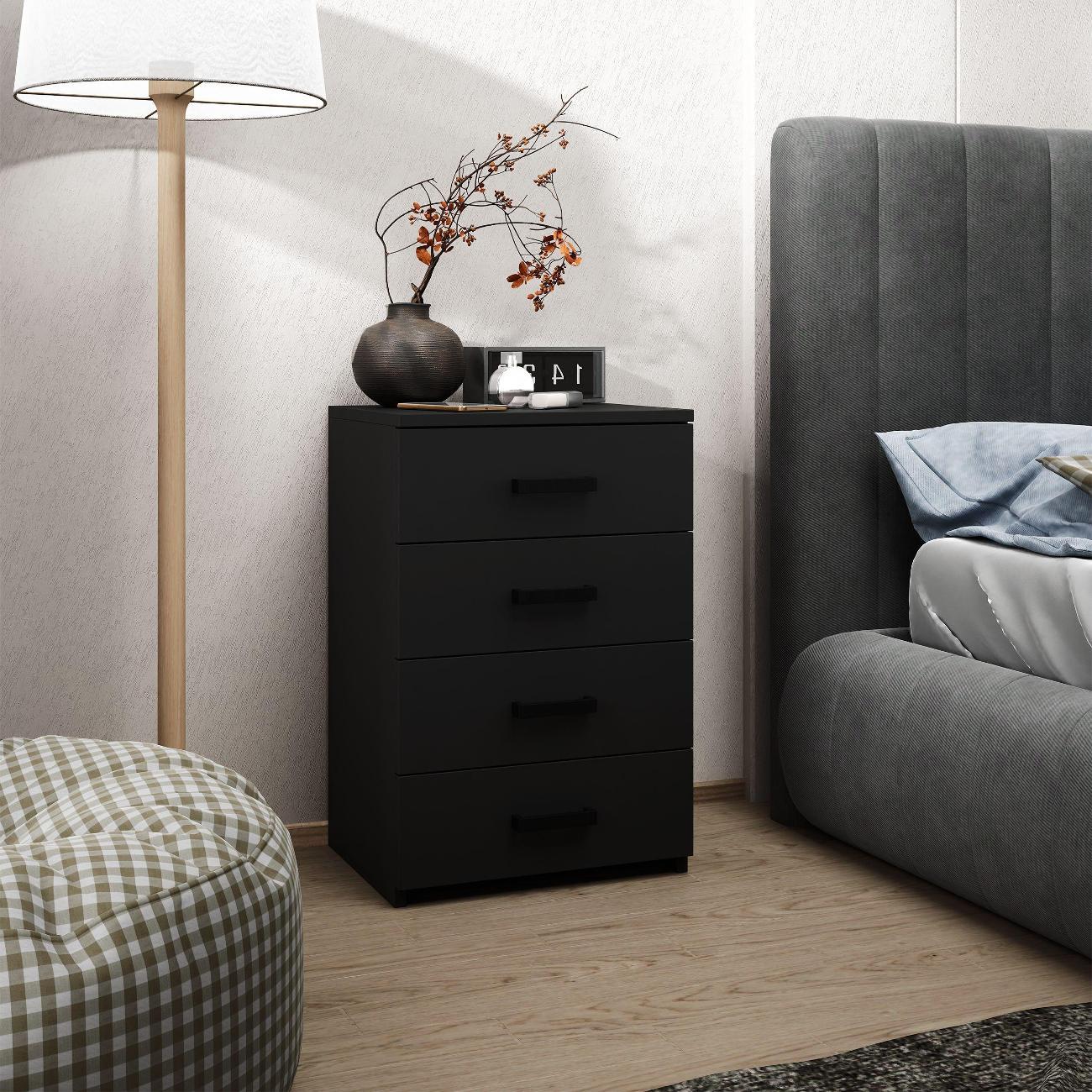 Тумба MFMaster Витто-778 чёрный