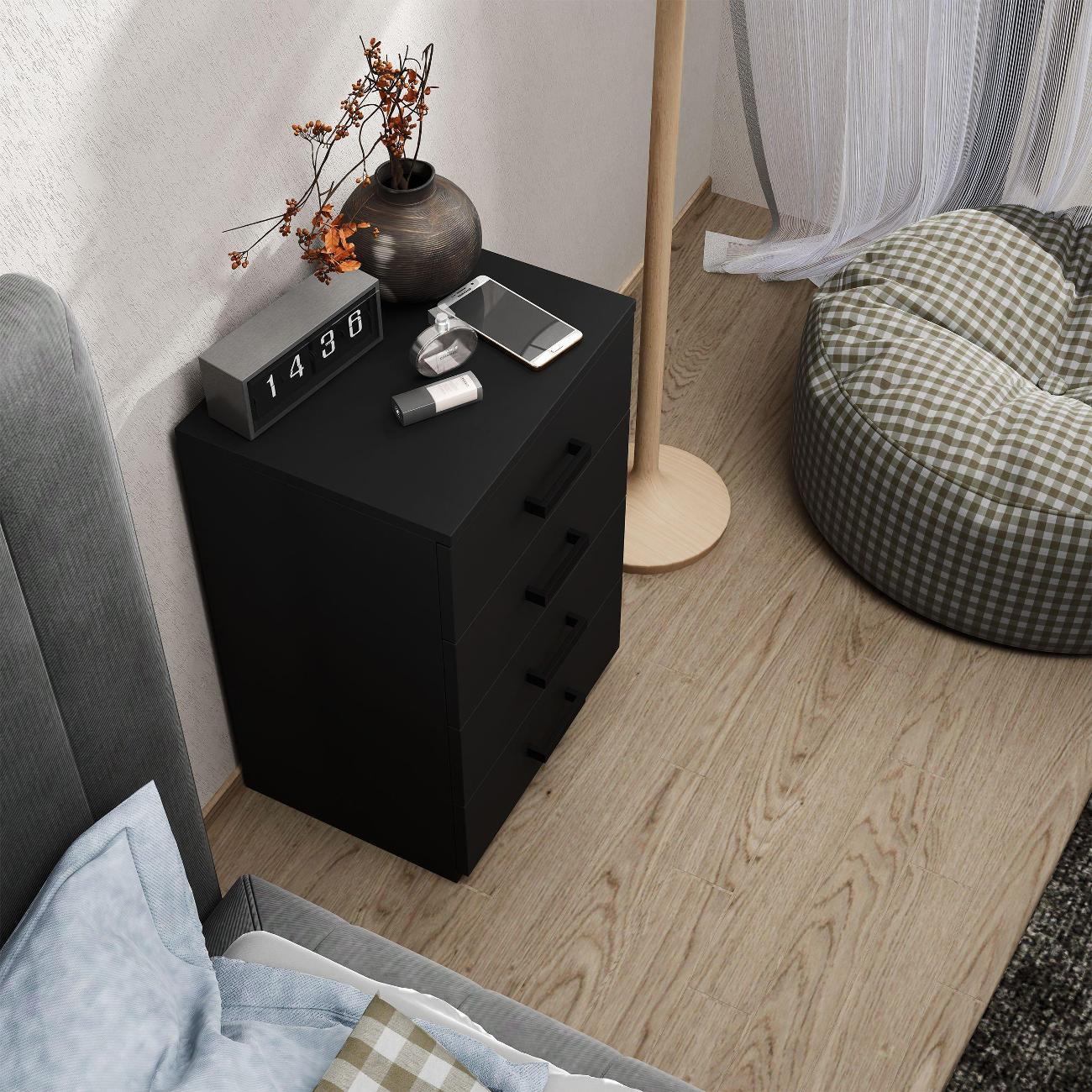 Тумба MFMaster Витто-778 чёрный