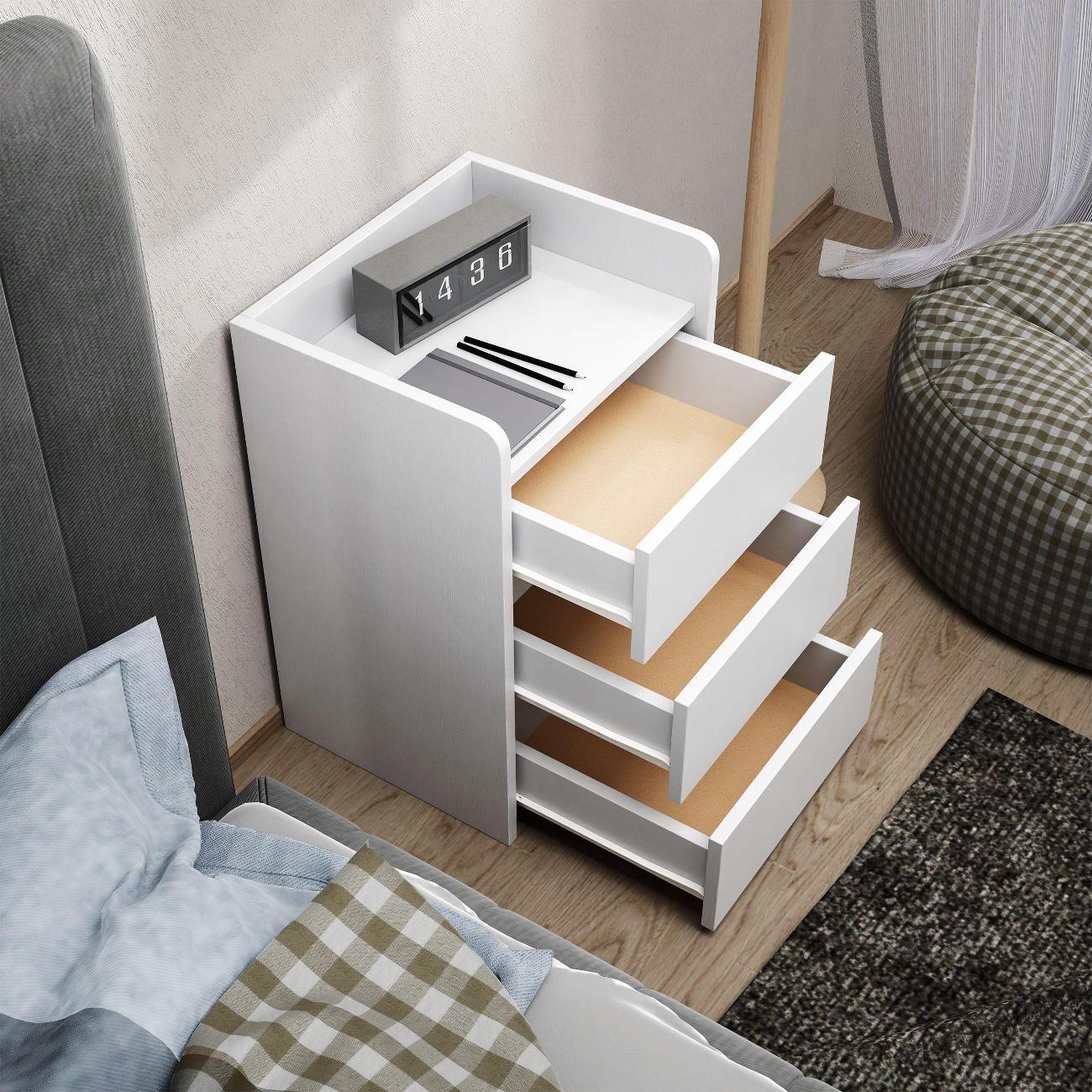 Тумба MFMaster Витто-154 белый