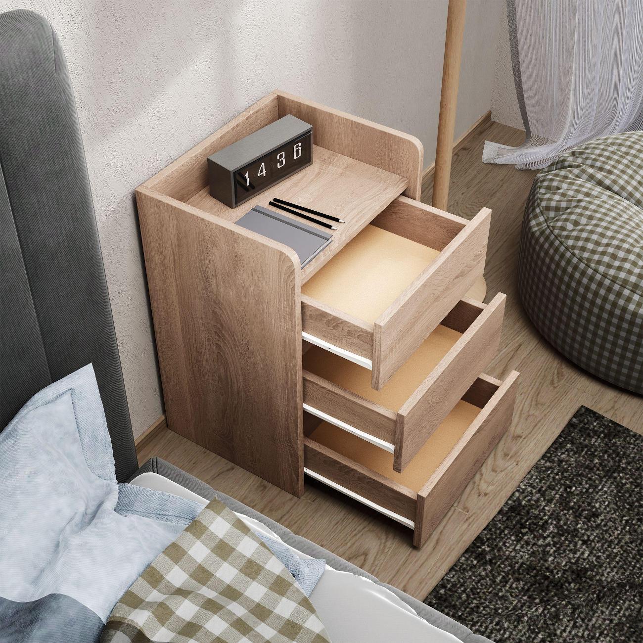 Тумба MFMaster Витто-154 дуб сонома