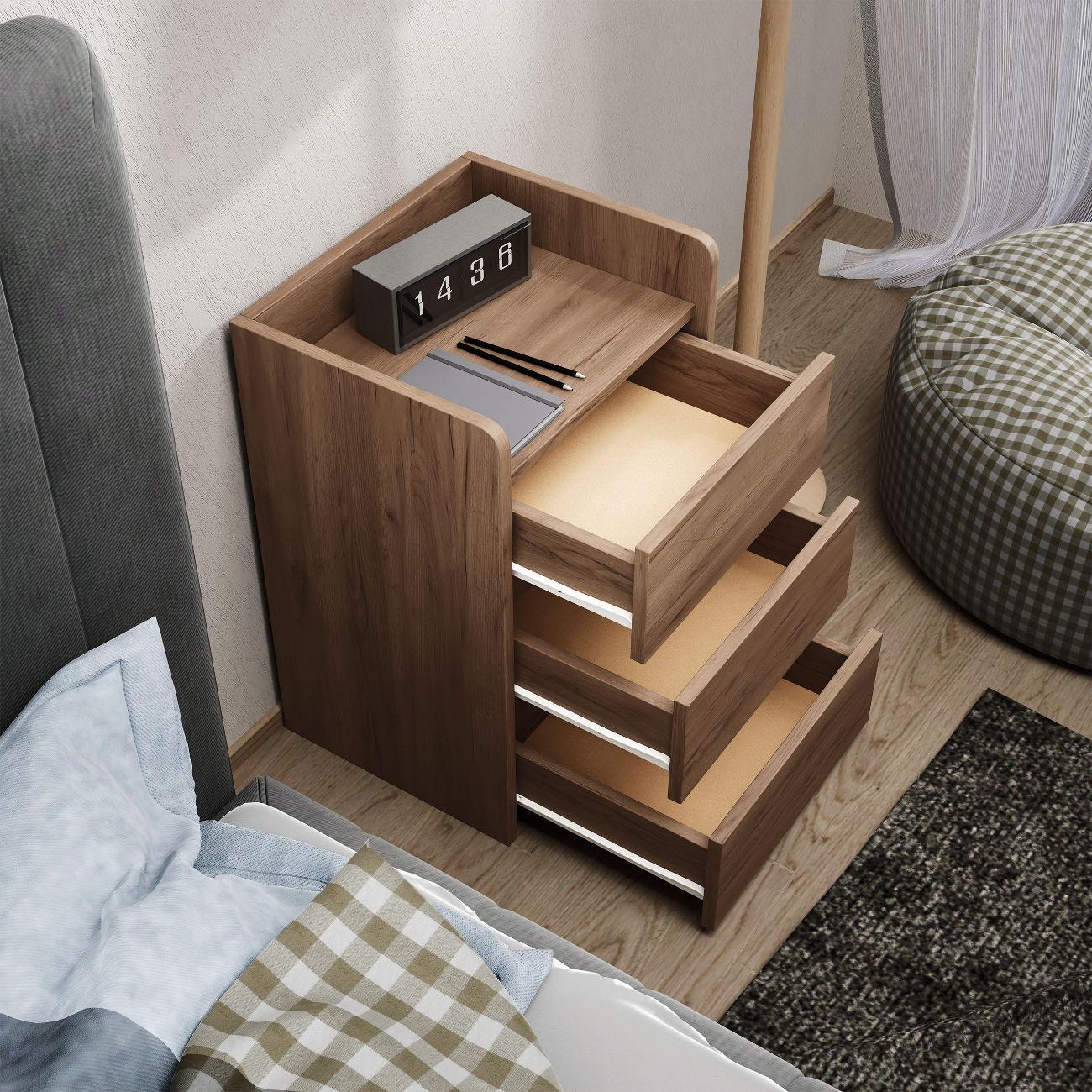 Тумба MFMaster Витто-154 дуб крафт табак