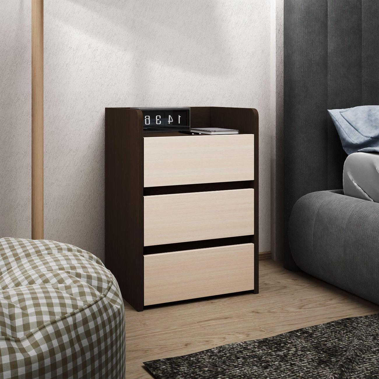 Тумба MFMaster Витто-154 венге-дуб молочный