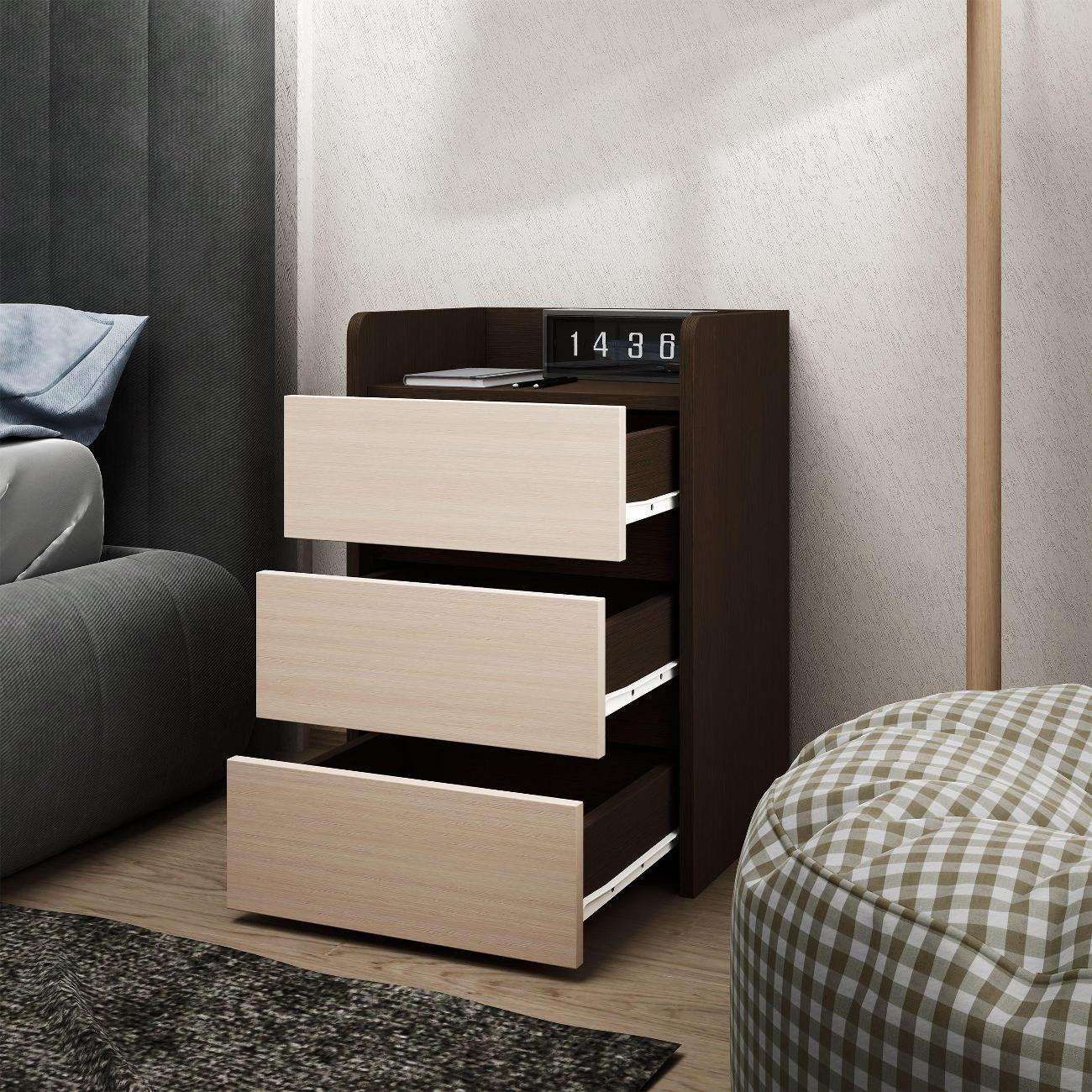 Тумба MFMaster Витто-154 венге-дуб молочный