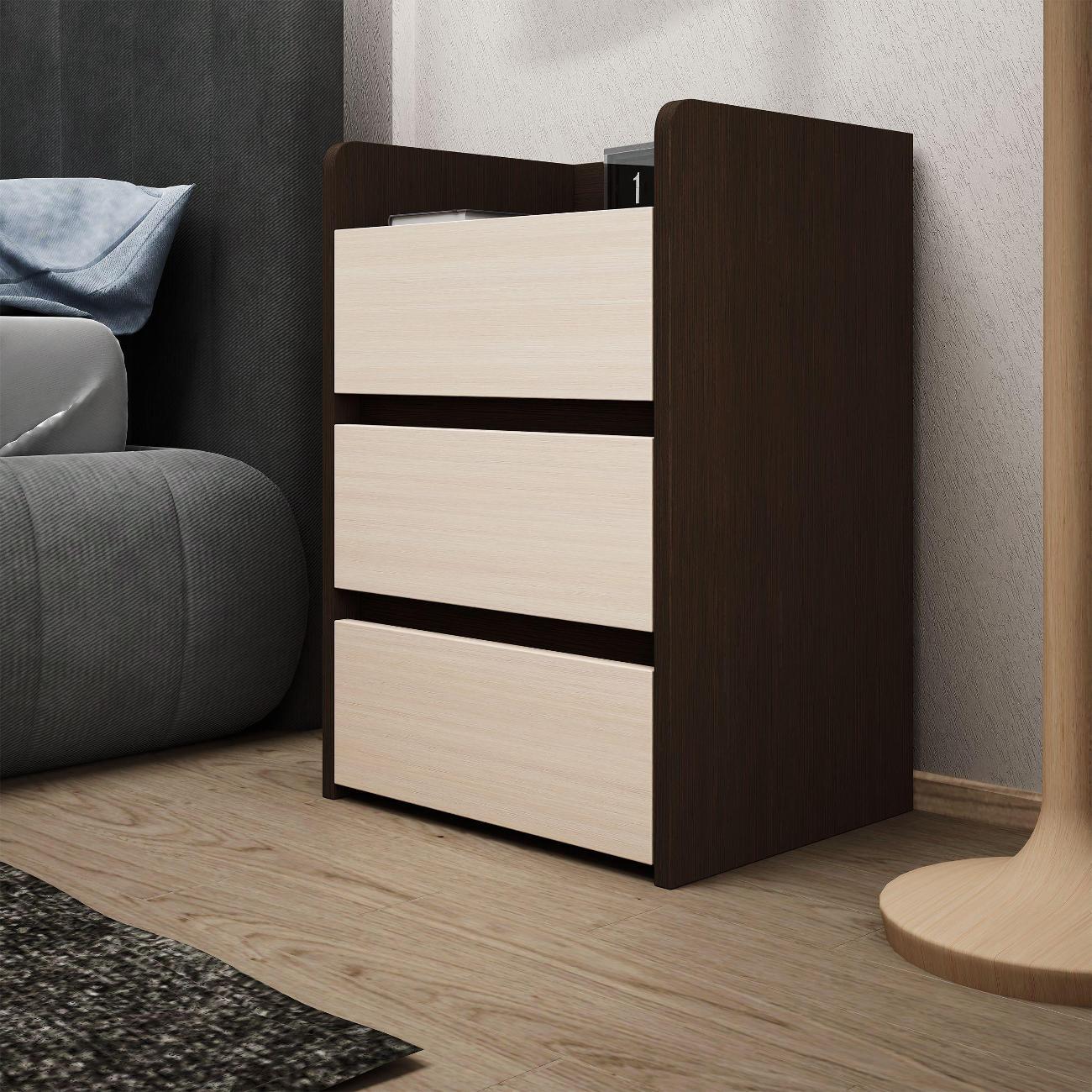 Тумба MFMaster Витто-154 венге-дуб молочный