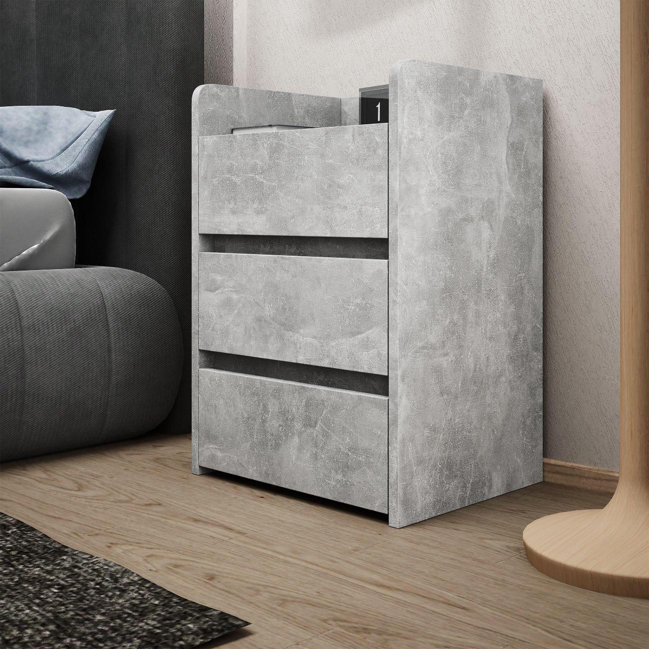 Тумба MFMaster Витто-154 Бетон