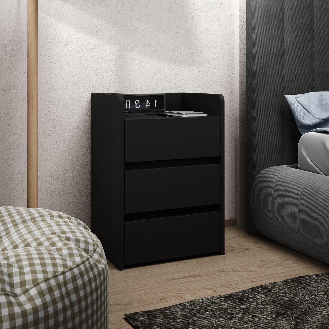 Тумба MFMaster Витто-154 чёрный