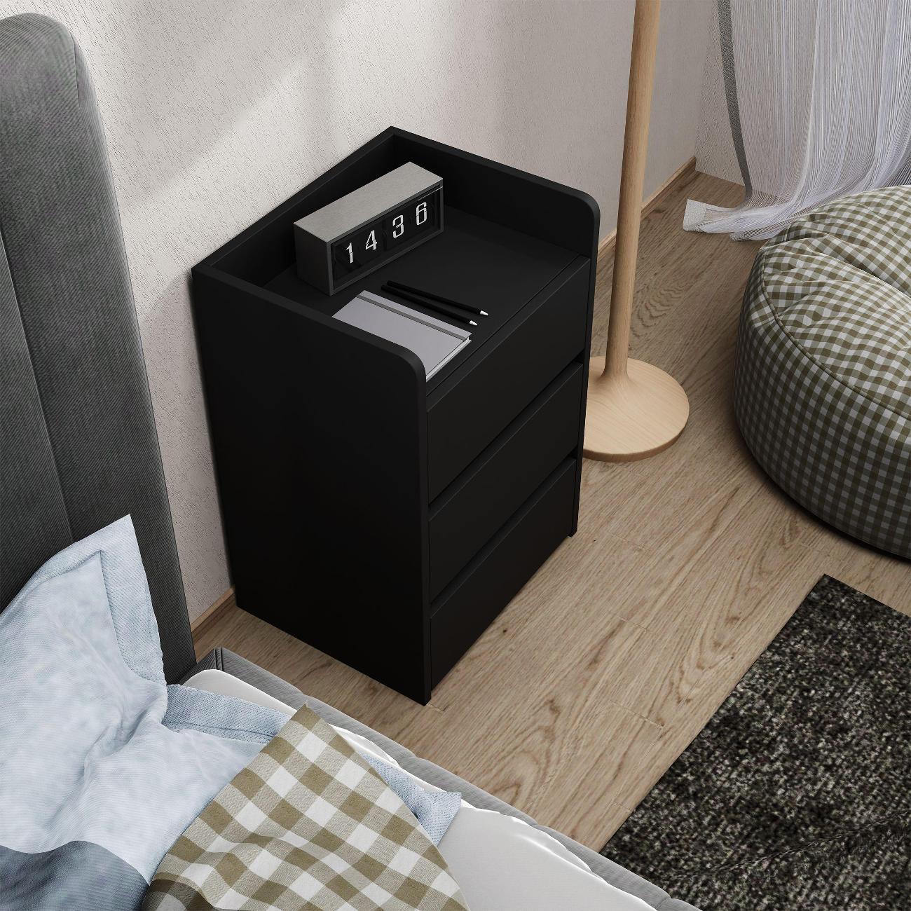 Тумба MFMaster Витто-154 чёрный