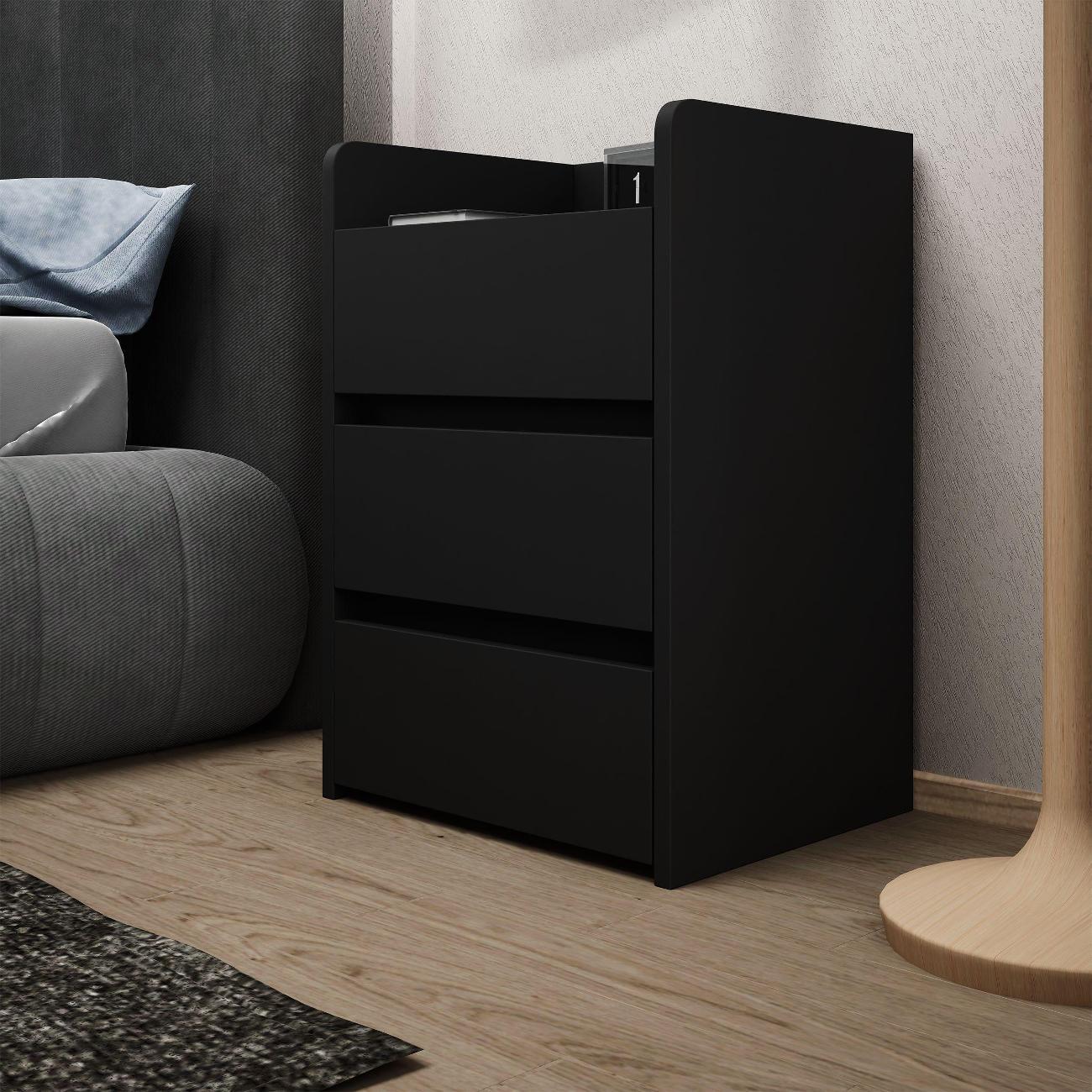 Тумба MFMaster Витто-154 чёрный