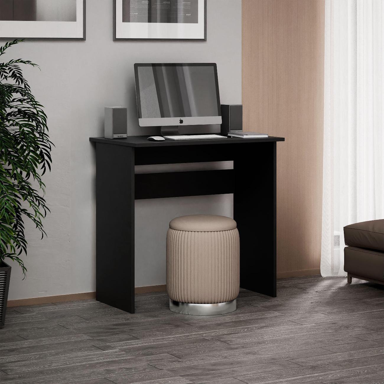 Стол письменный MFMaster Уно-704 чёрный