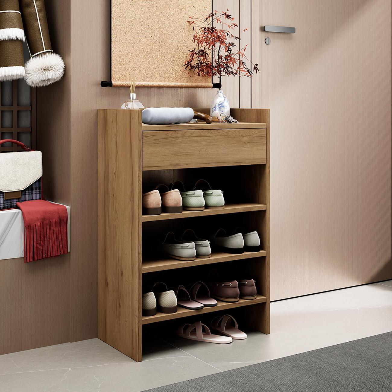 Обувница MFMaster Норта-705 дуб крафт золотой