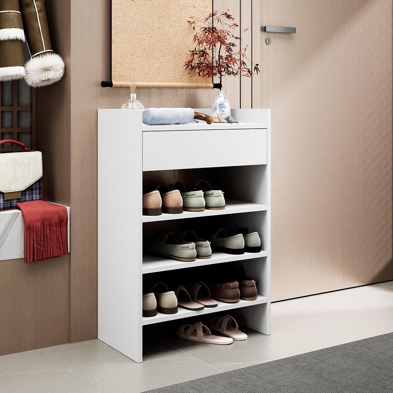 Обувница MFMaster Норта-705 белый