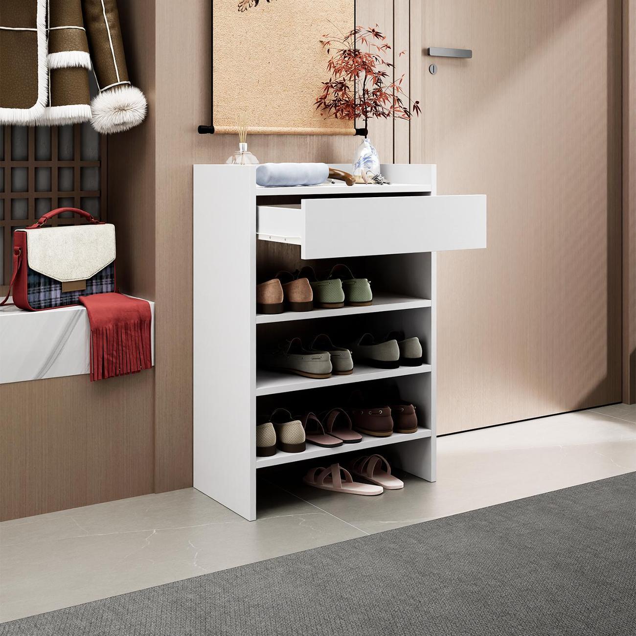 Обувница MFMaster Норта-705 белый