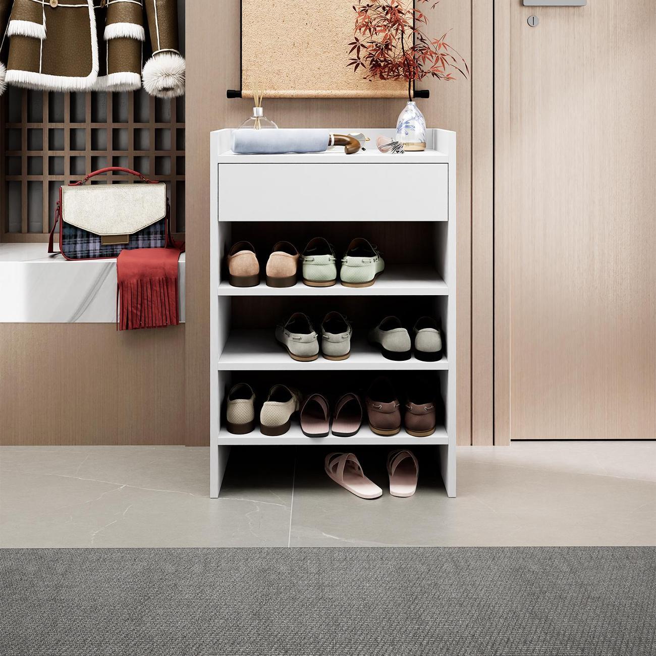 Обувница MFMaster Норта-705 белый