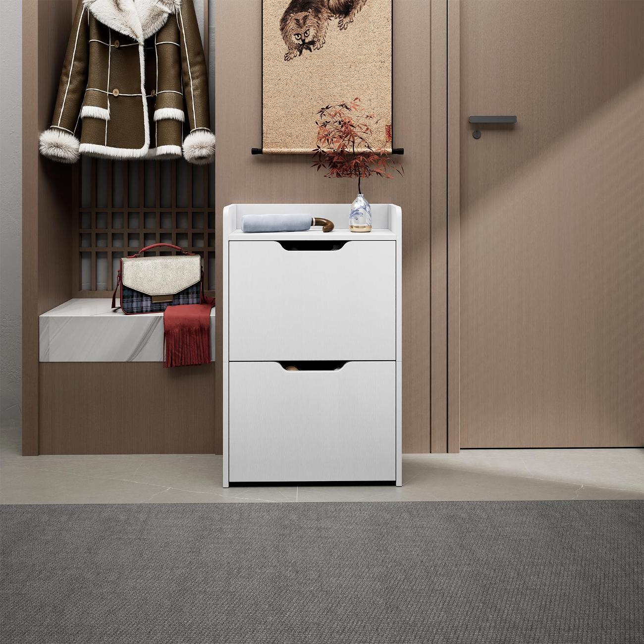 Обувница MFMaster Витто-173 белый