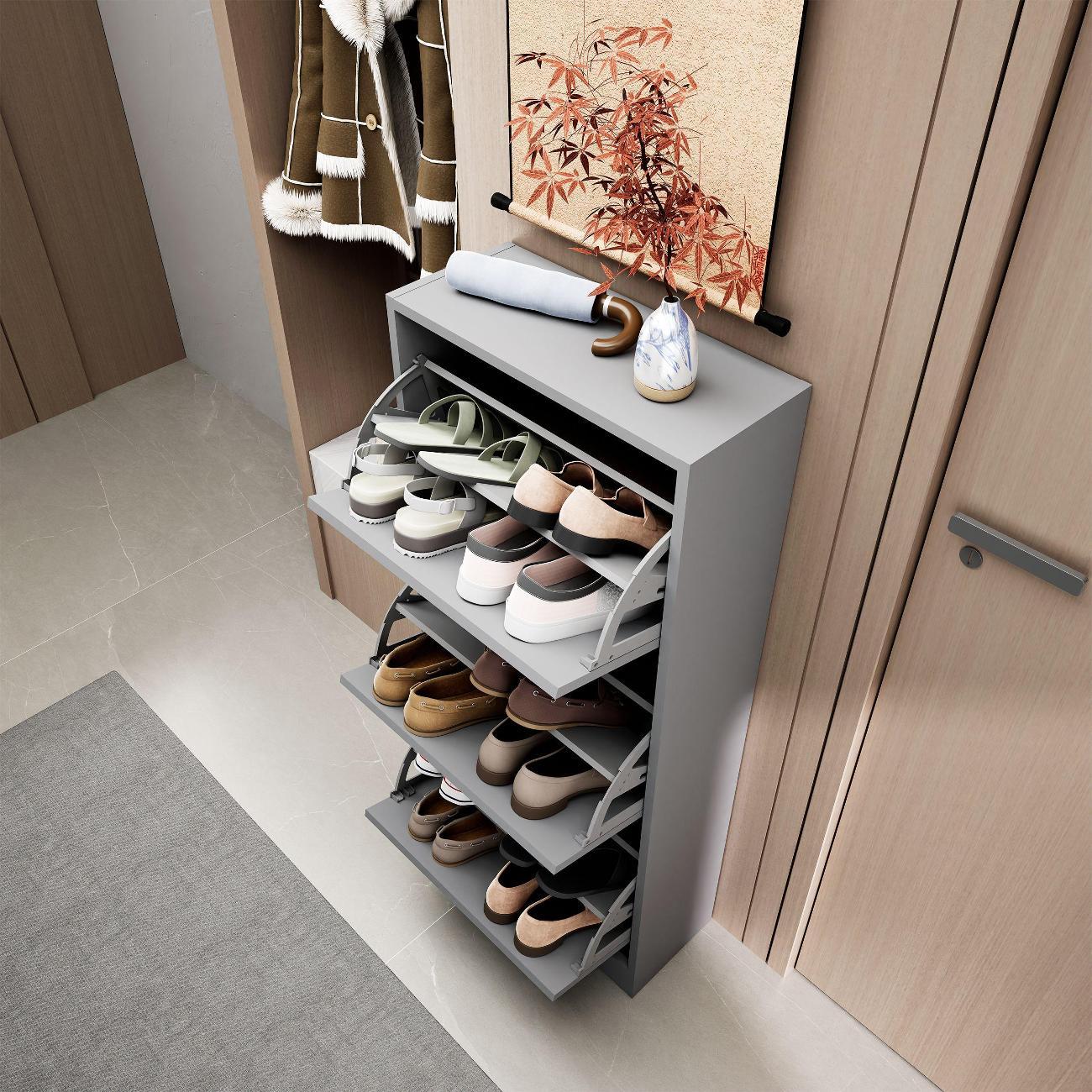 Обувница MFMaster Уно-754 оникс