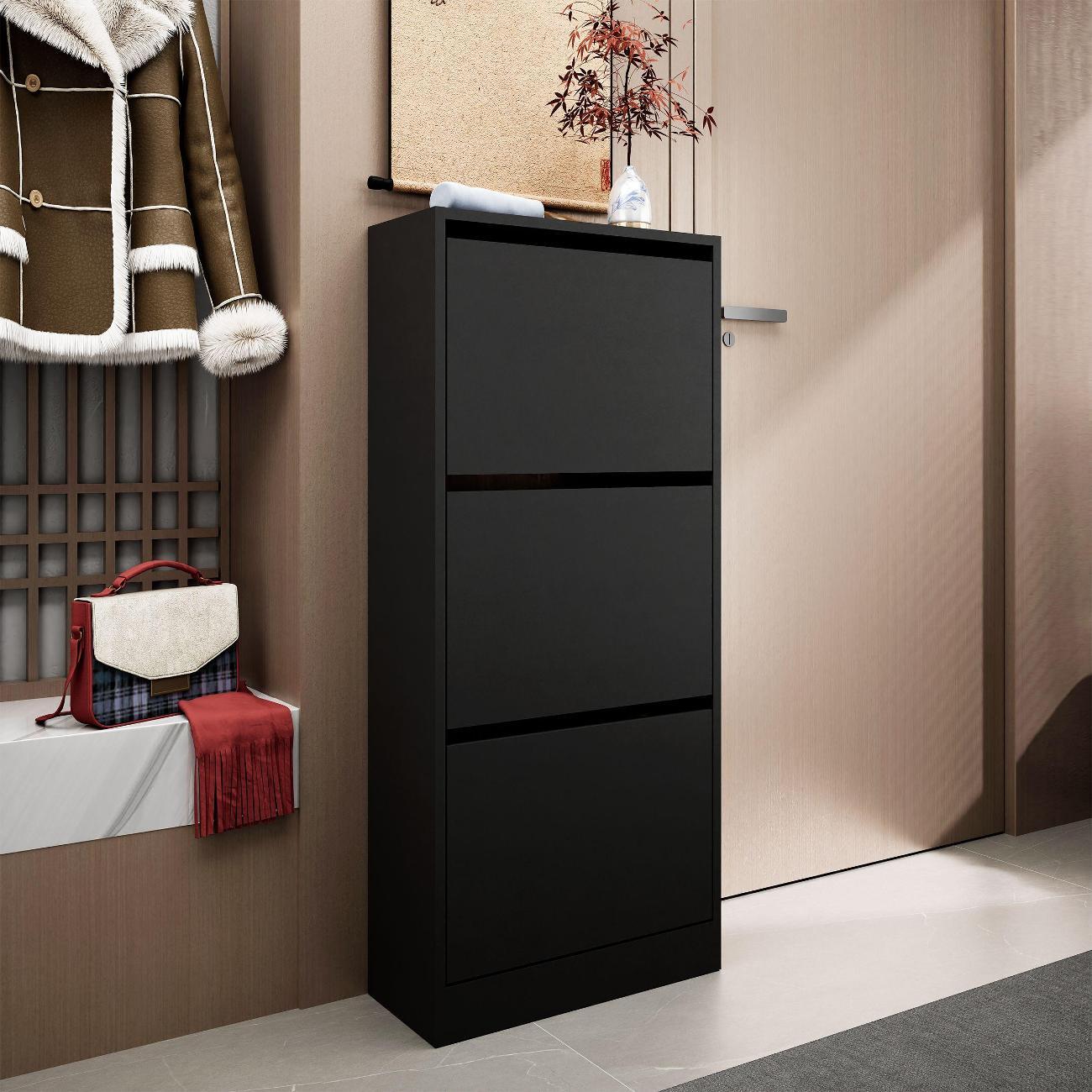 Обувница MFMaster Уно-754 чёрный