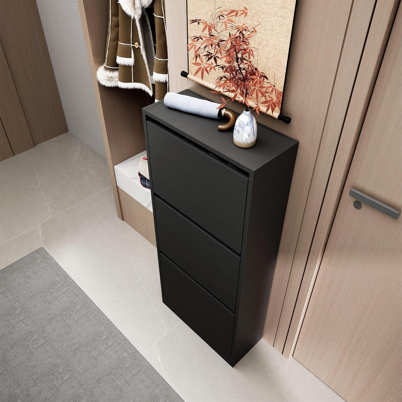 Обувница MFMaster Уно-754 чёрный