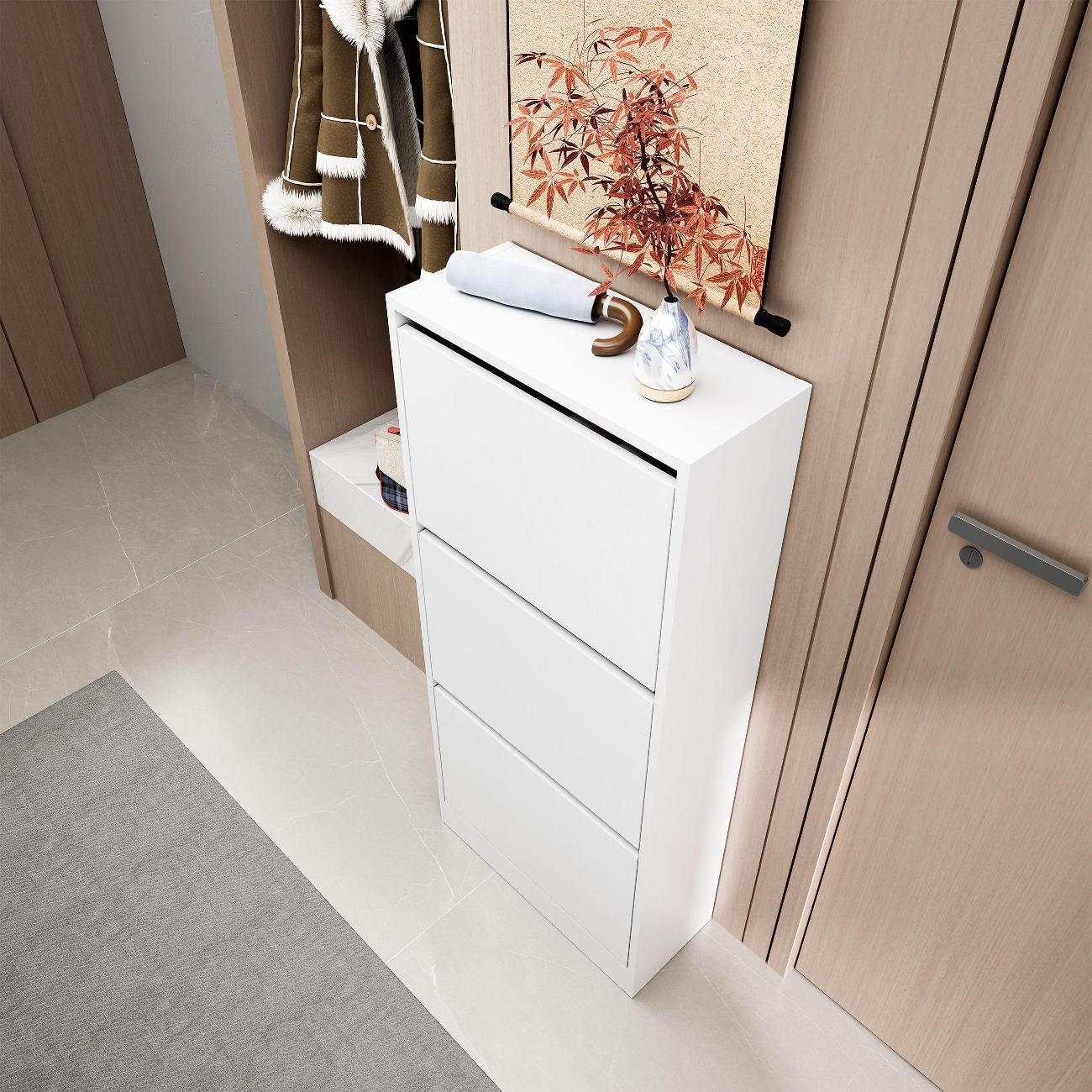 Обувница MFMaster Уно-754 белый