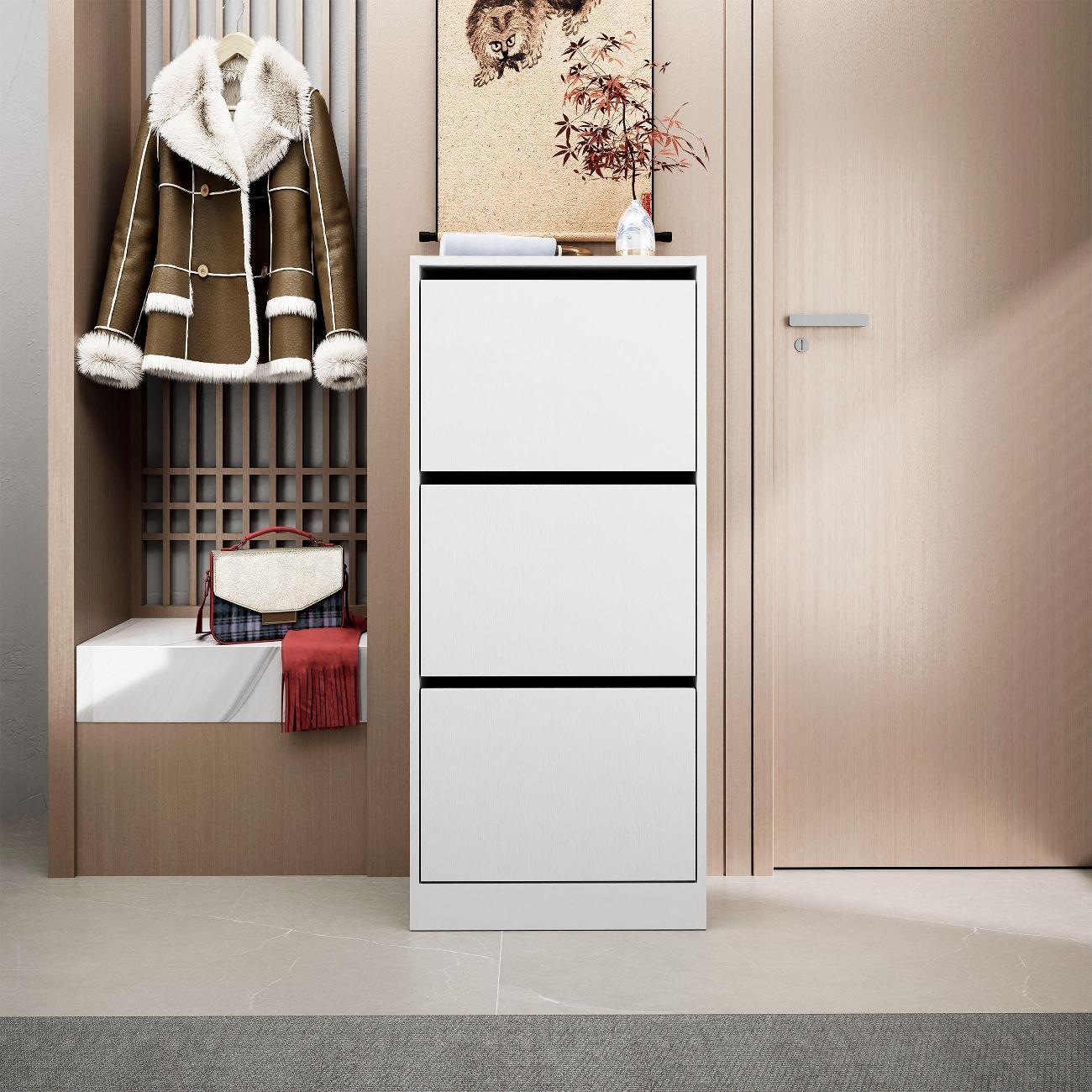 Обувница MFMaster Уно-754 белый