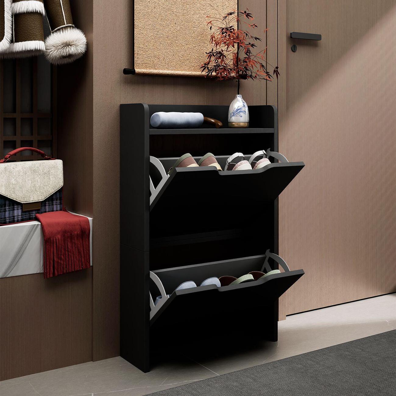 Обувница MFMaster Витто-174 чёрный