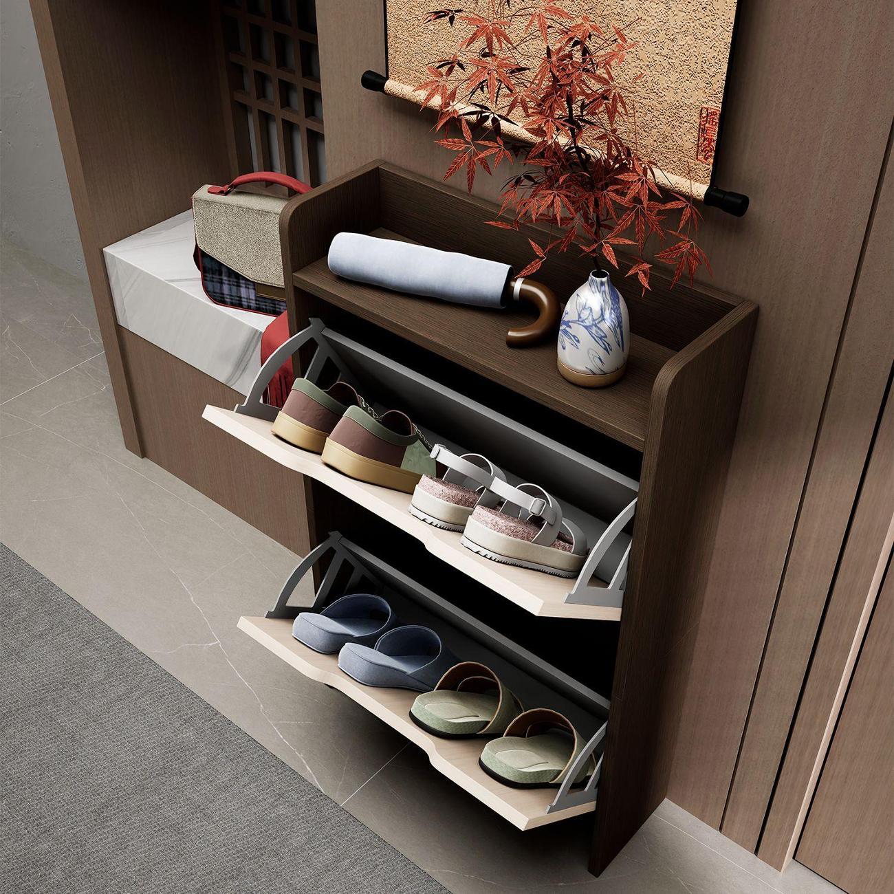 Обувница MFMaster Витто-174 венге-дуб молочный