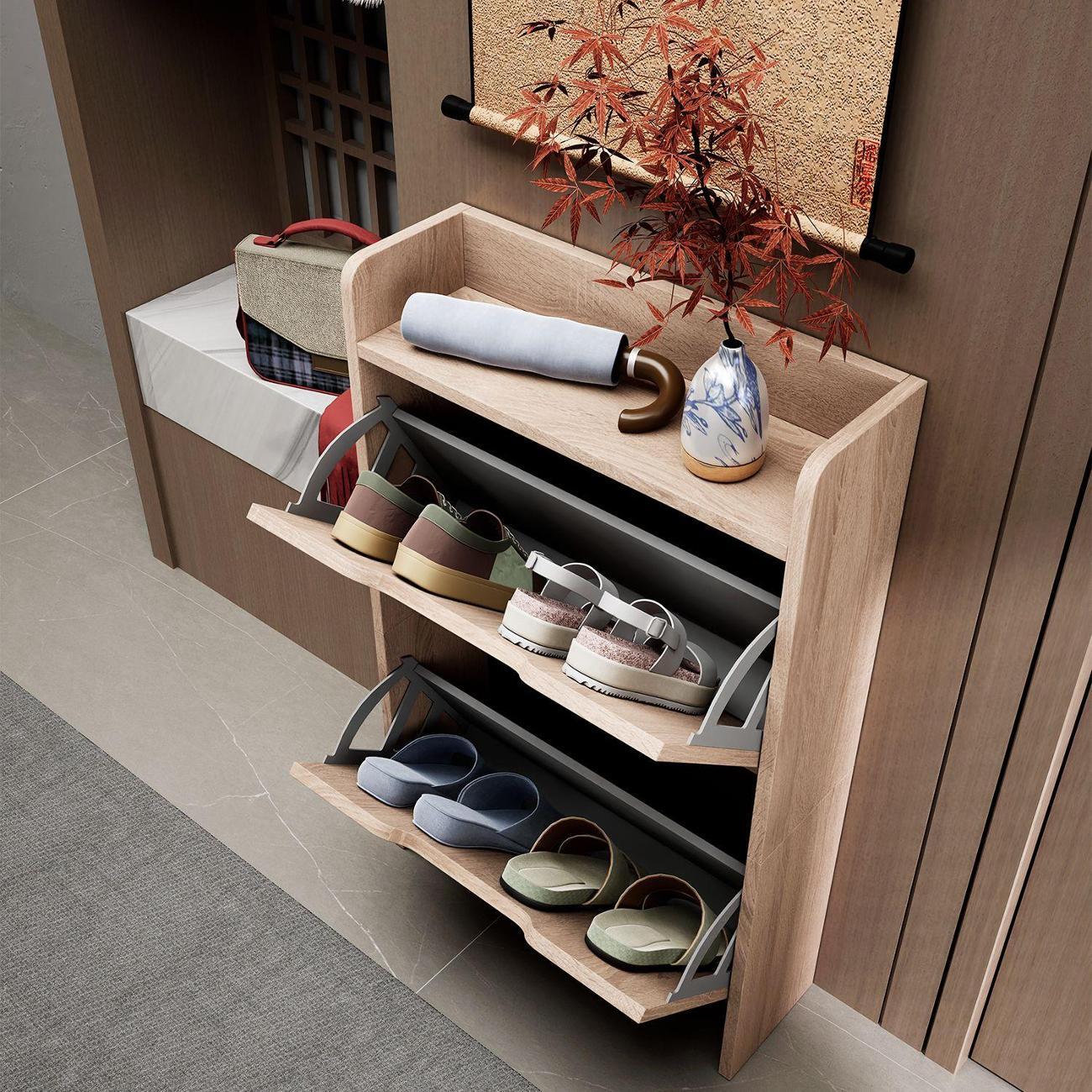 Обувница MFMaster Витто-174 дуб сонома