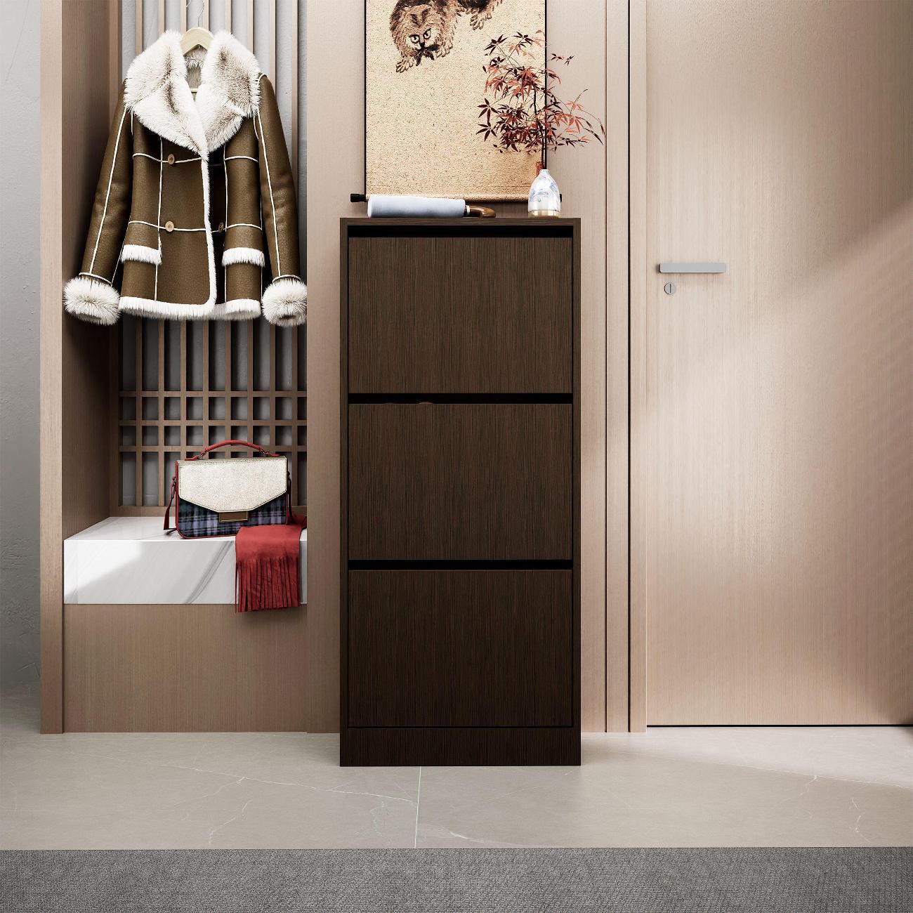 Обувница MFMaster узкая Уно-754-У венге