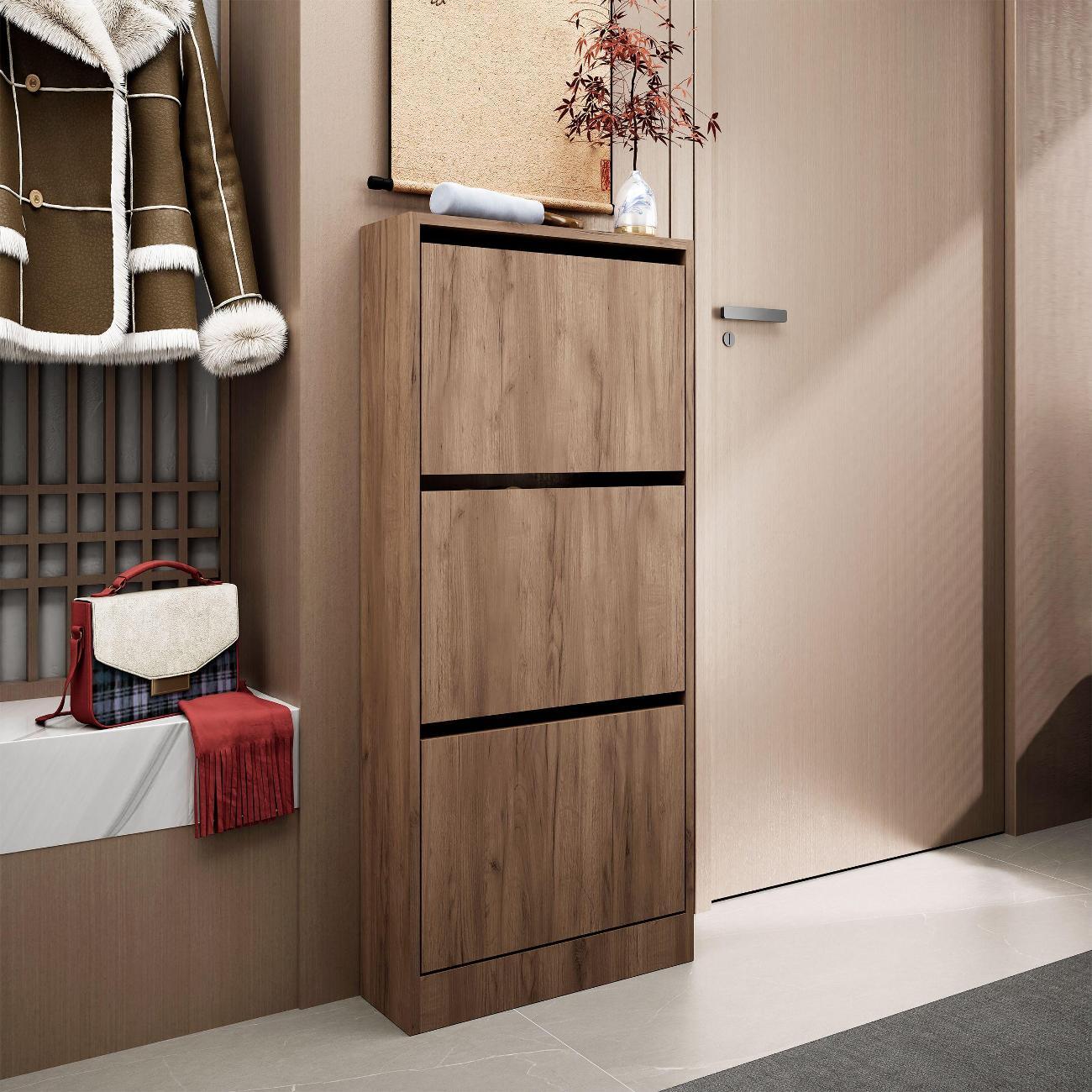 Обувница MFMaster узкая Уно-754-У дуб крафт табак