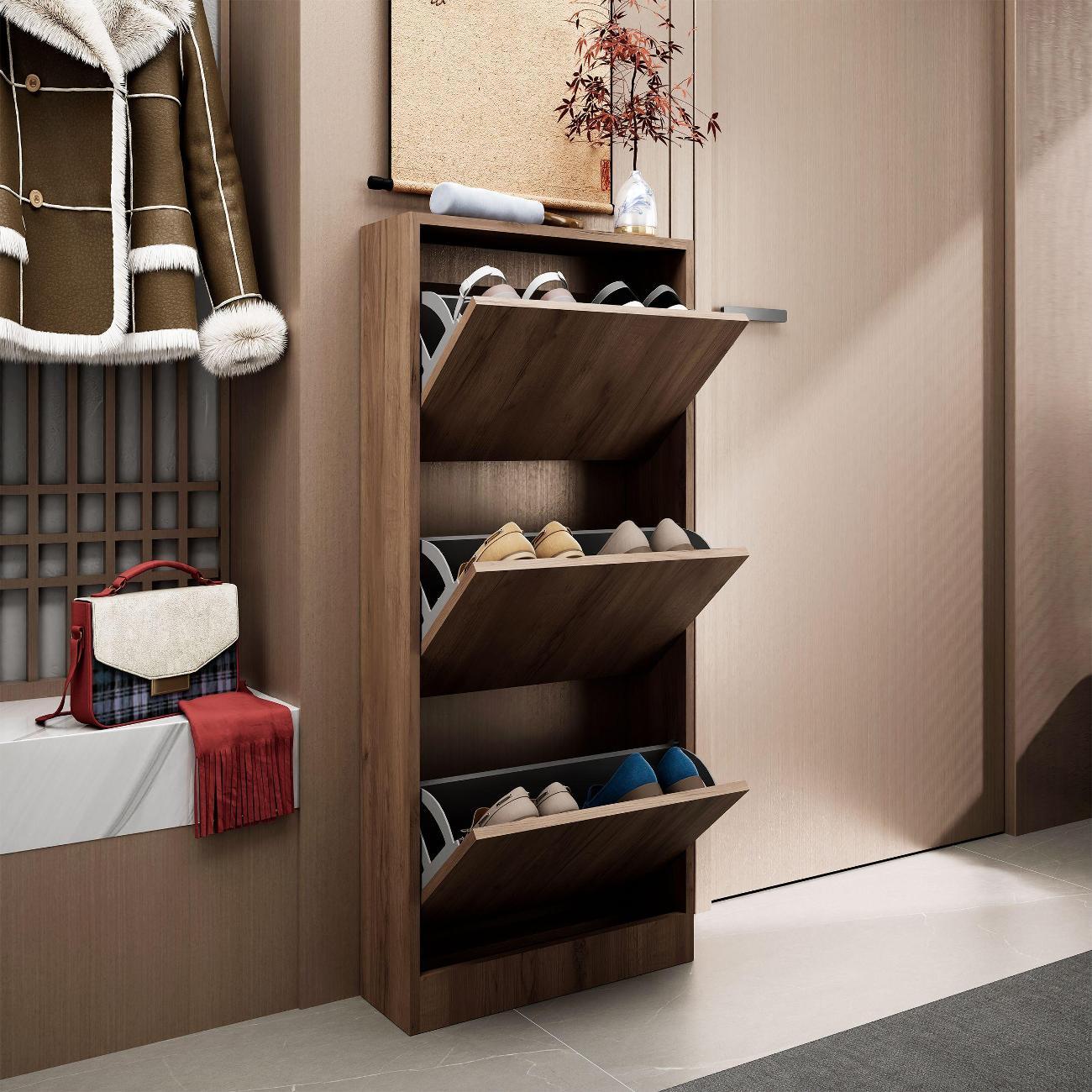 Обувница MFMaster узкая Уно-754-У дуб крафт табак